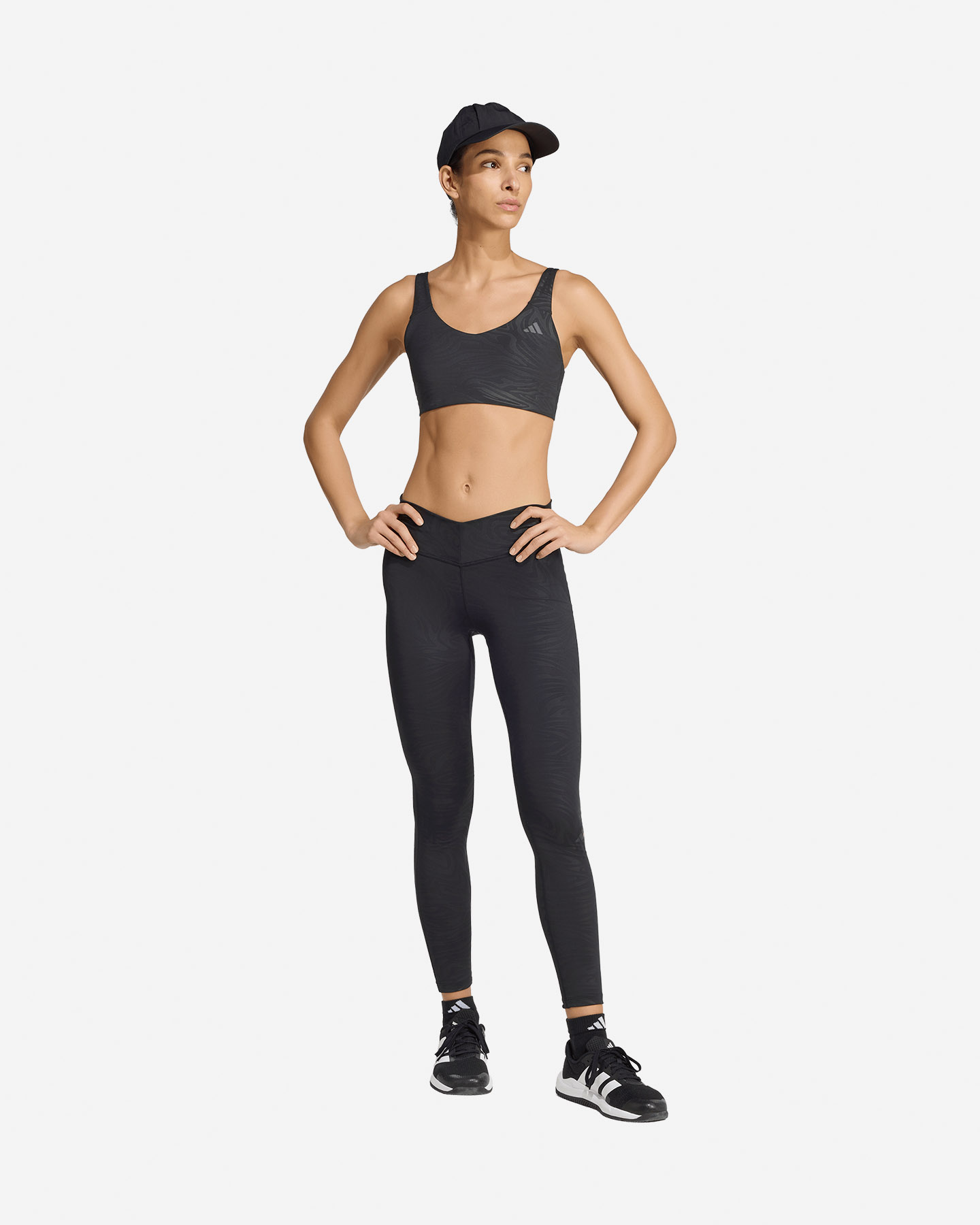 Leggings ADIDAS ALL ME ESSENTIAL GRAPHIC W - Nero - 2 | Cisalfa Sport