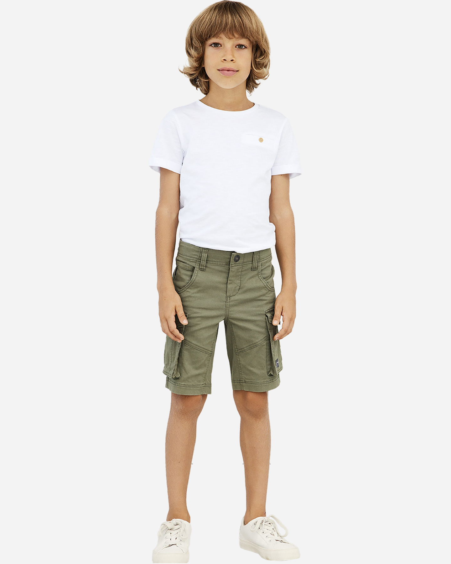 Bermuda NAME IT CARGO JR - Verde - 2 | Cisalfa Sport