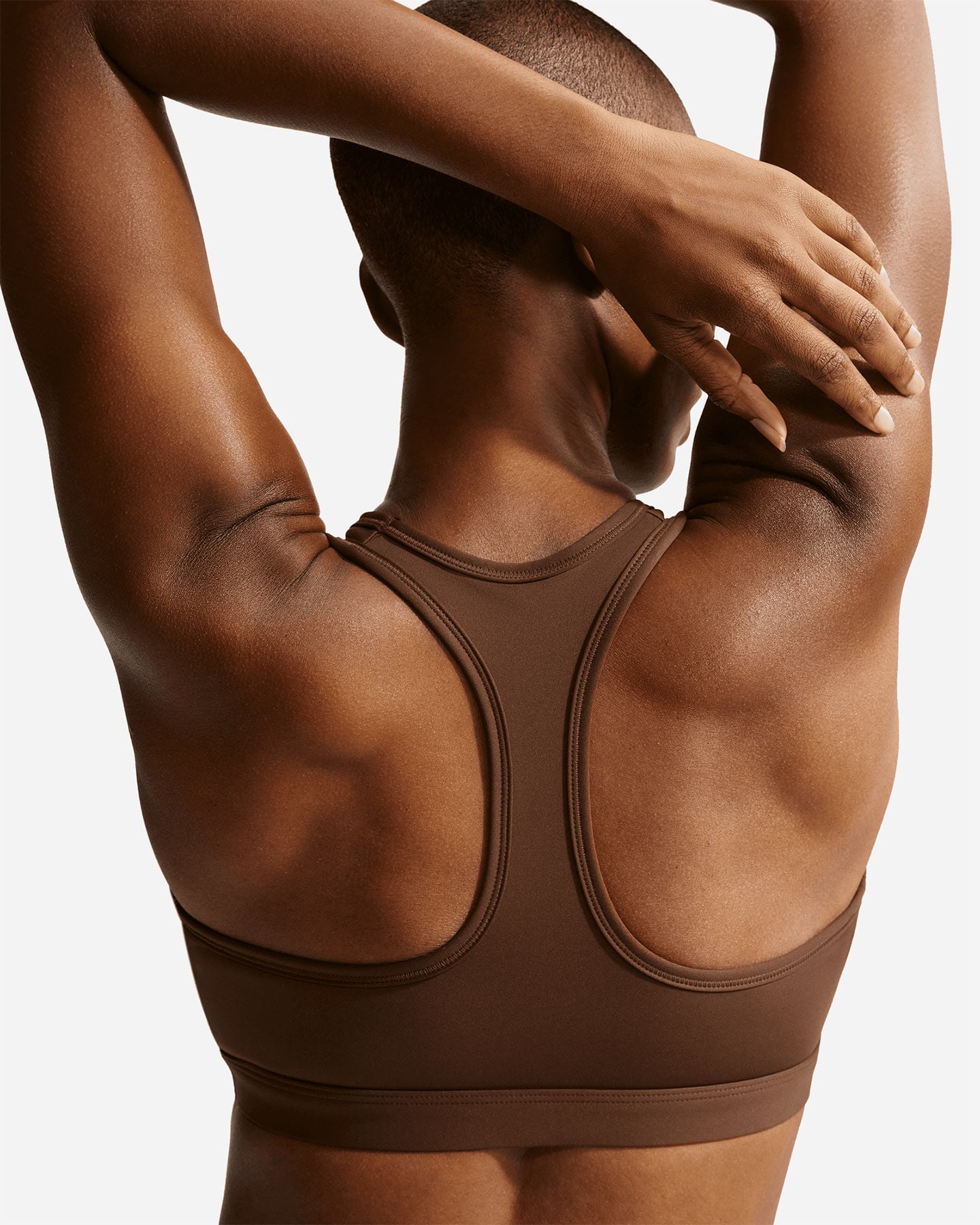 Bra training NIKE SWOOSH W - Marrone - 4 | Cisalfa Sport