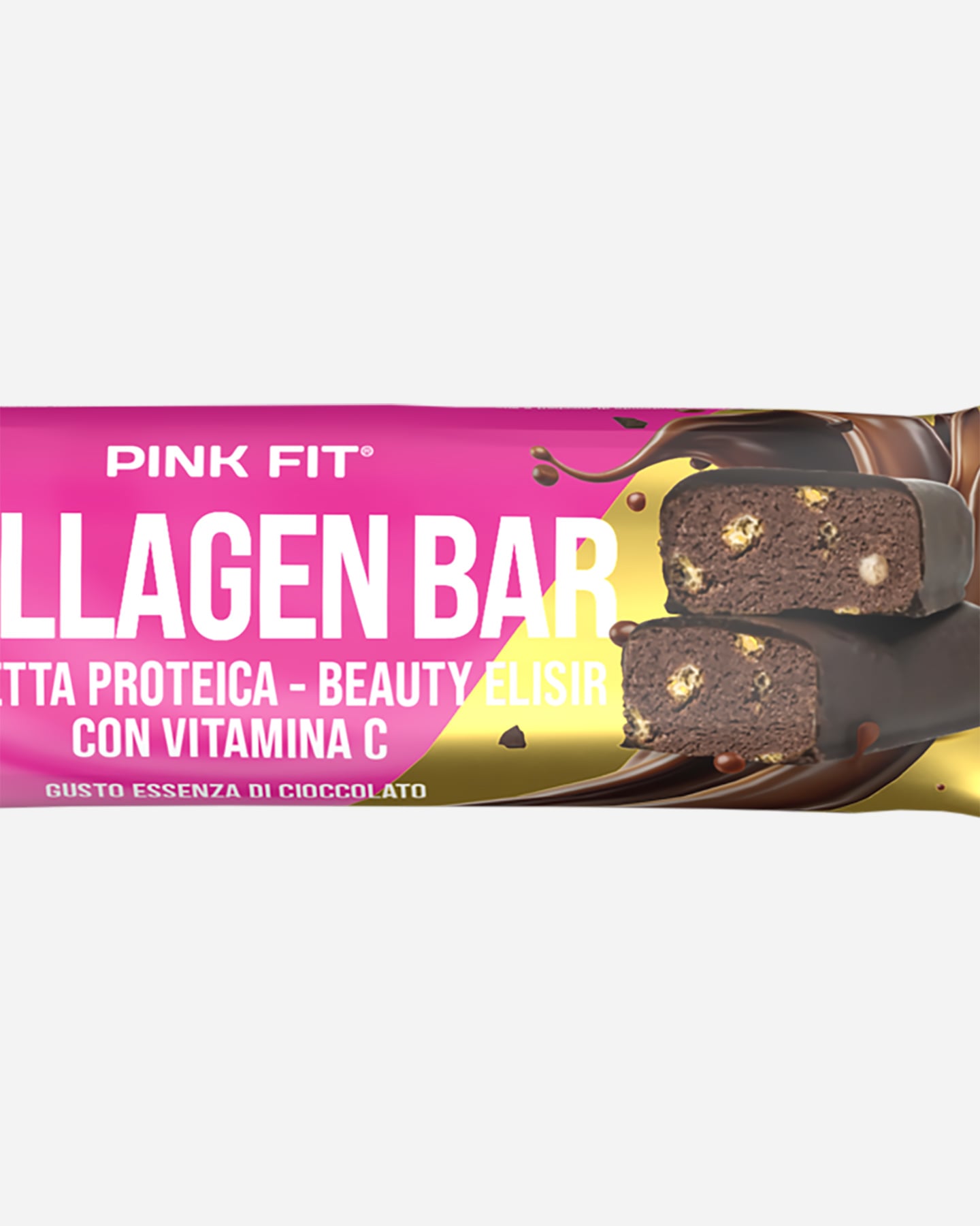 Barretta proteica PROACTION FIT COLLAGEN BAR ESSENZA DI CIOCCOLA  - 1 | Cisalfa Sport