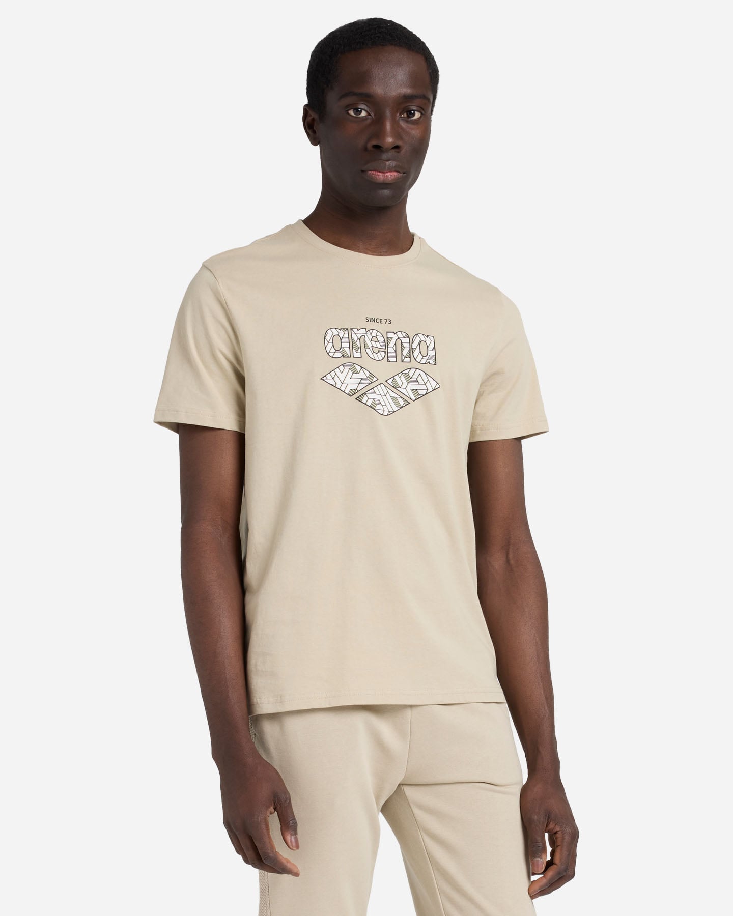 T-shirt ARENA ATHLETIC ESSENTIAL M - Beige - 1 | Cisalfa Sport