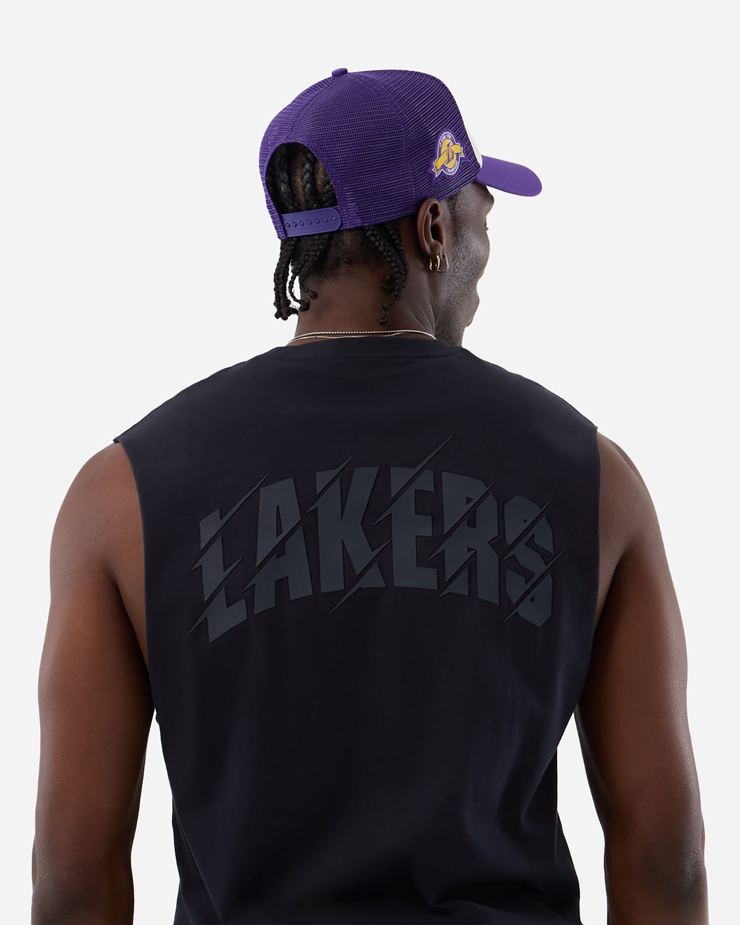 Maglia basket NEW ERA LOS ANGELES LAKERS NBA CORE PLUS M - Nero - 2 | Cisalfa Sport