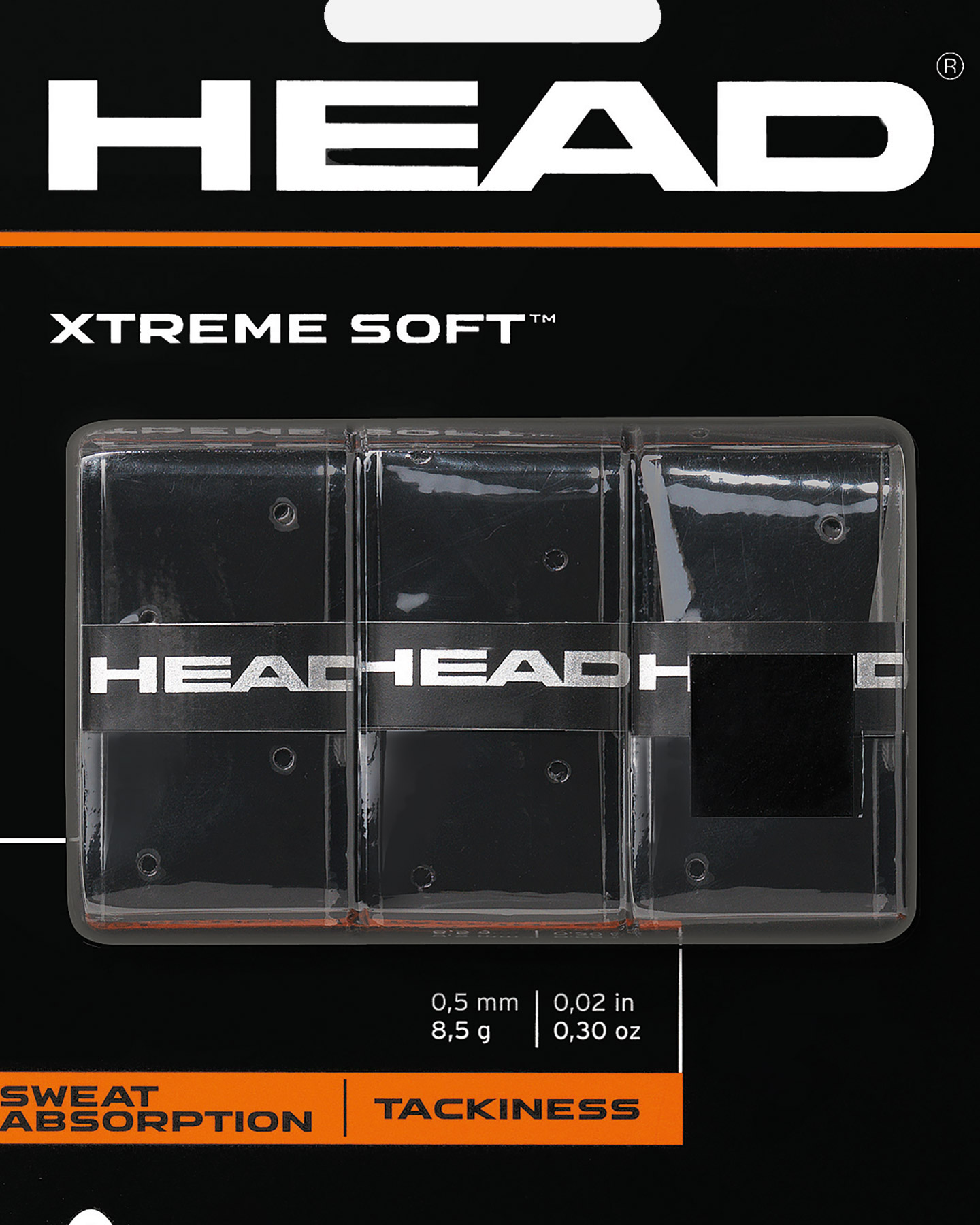 Grip tennis HEAD XTREMESOFT - Nero - 1 | Cisalfa Sport