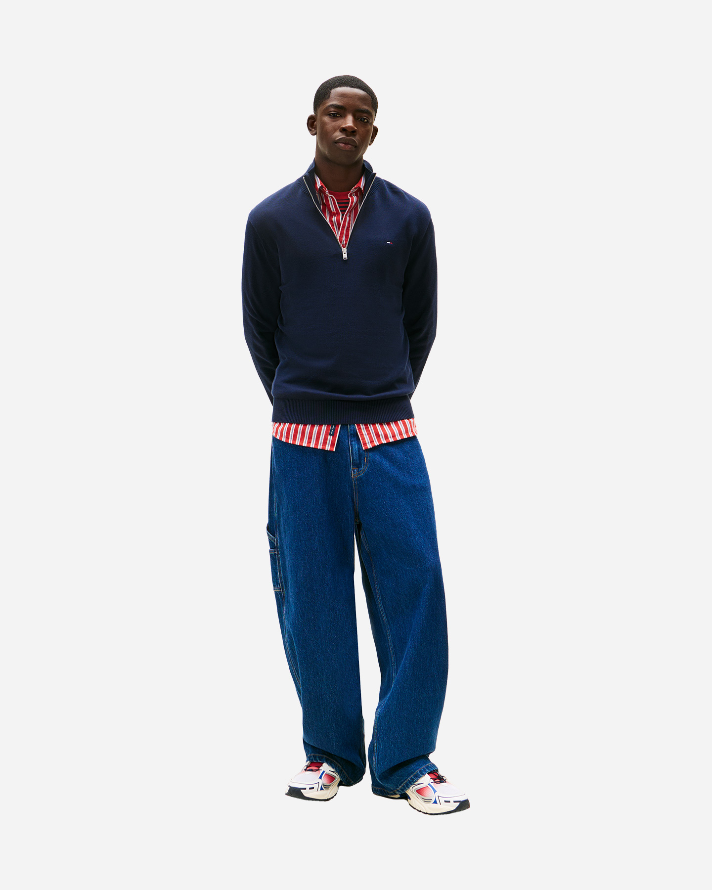 Maglione TOMMY HILFIGER ESSENTIAL M - Blu - 2 | Cisalfa Sport
