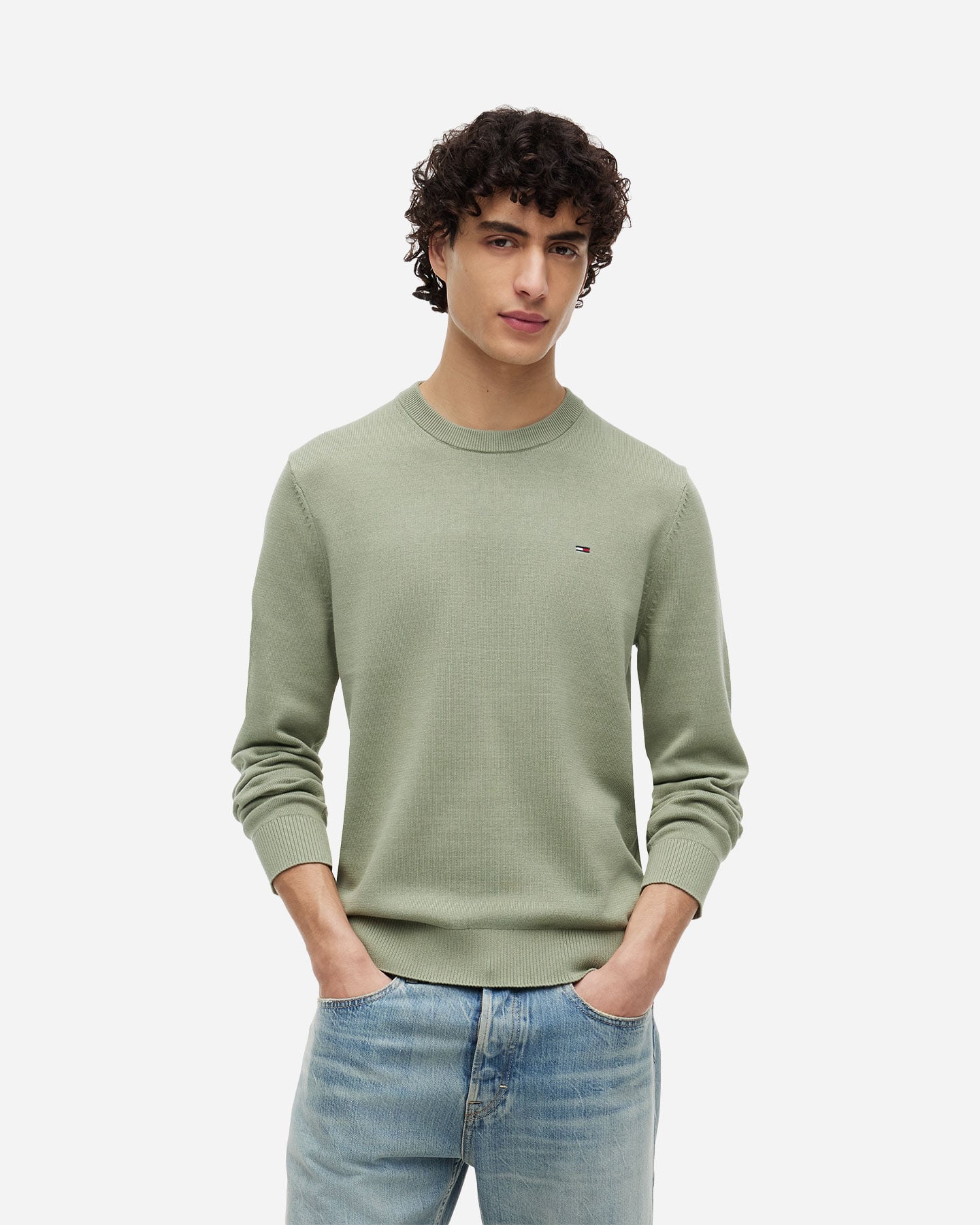 Maglione TOMMY HILFIGER ESSENTIAL M - Verde - 1 | Cisalfa Sport