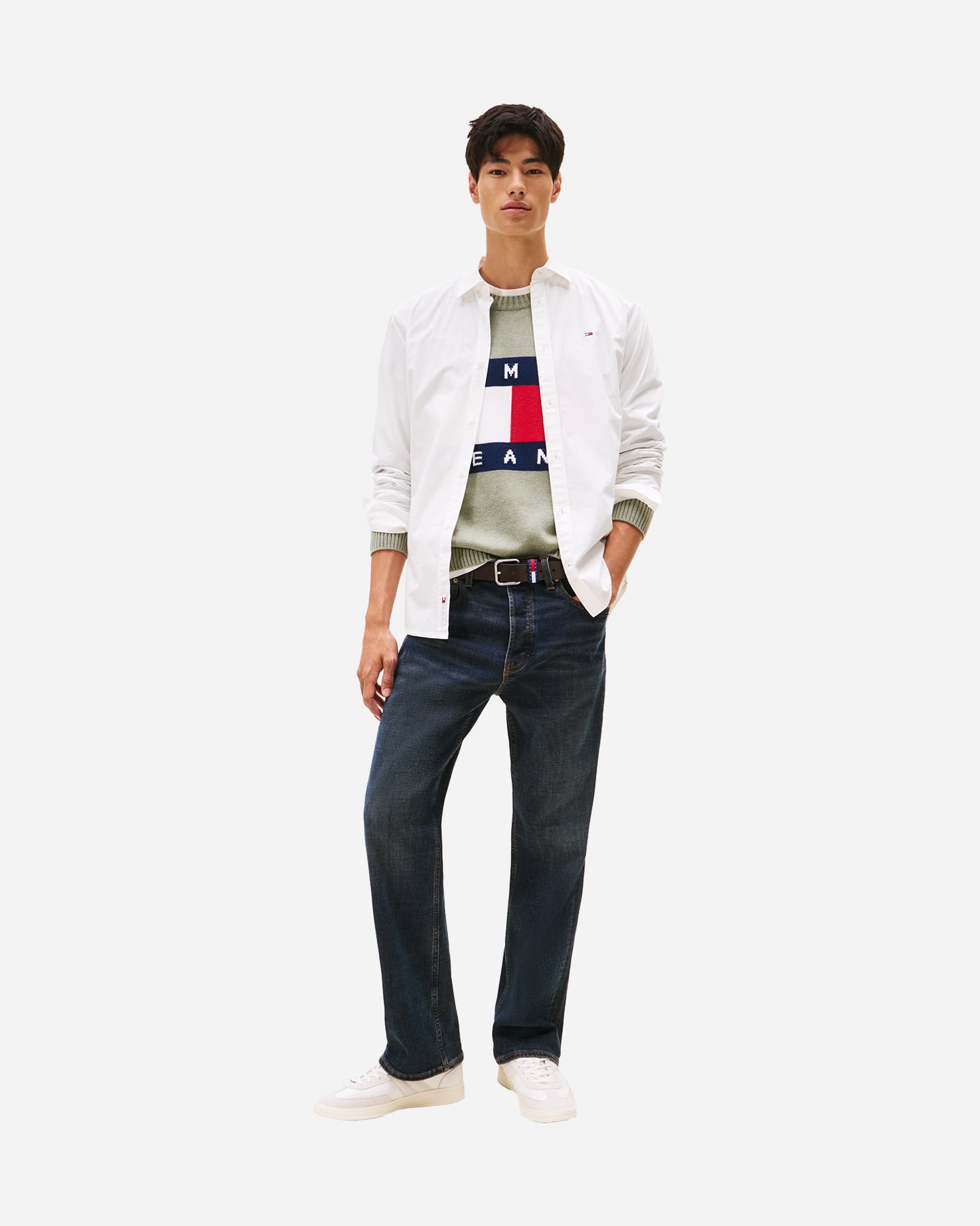 Camicia TOMMY HILFIGER POPELINE M - Beige - 2 | Cisalfa Sport