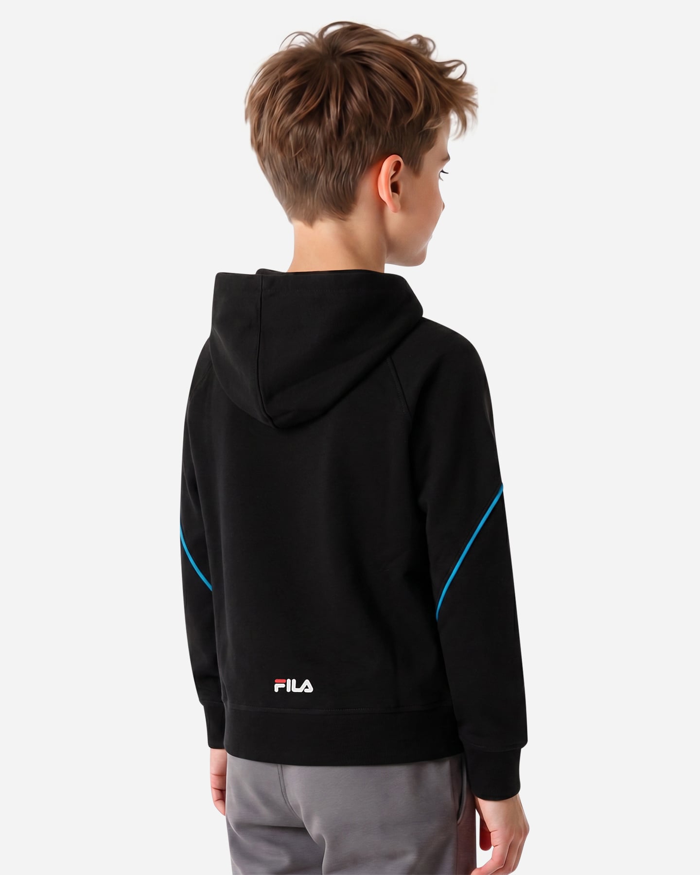 Felpa FILA INSERT JR - Nero - 3 | Cisalfa Sport