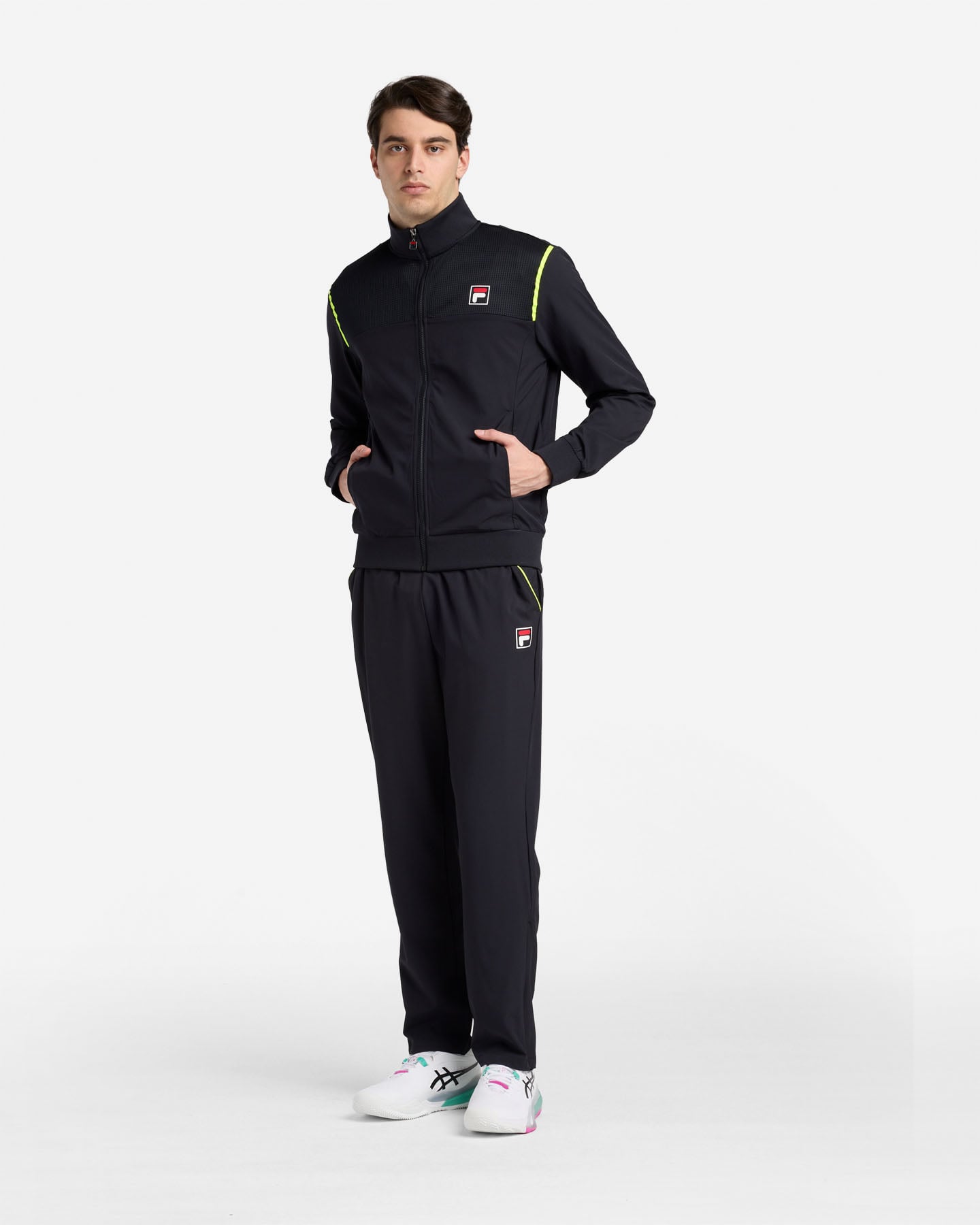 Giacca tennis FILA COURT LINE M - Nero - 4 | Cisalfa Sport