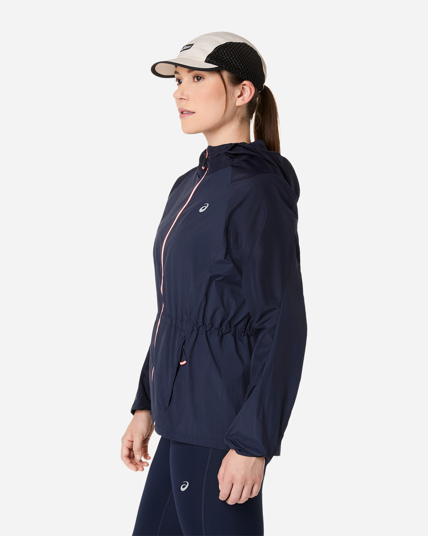 Giacca running ASICS ROAD PACKABLE W - Blu - 1 | Cisalfa Sport