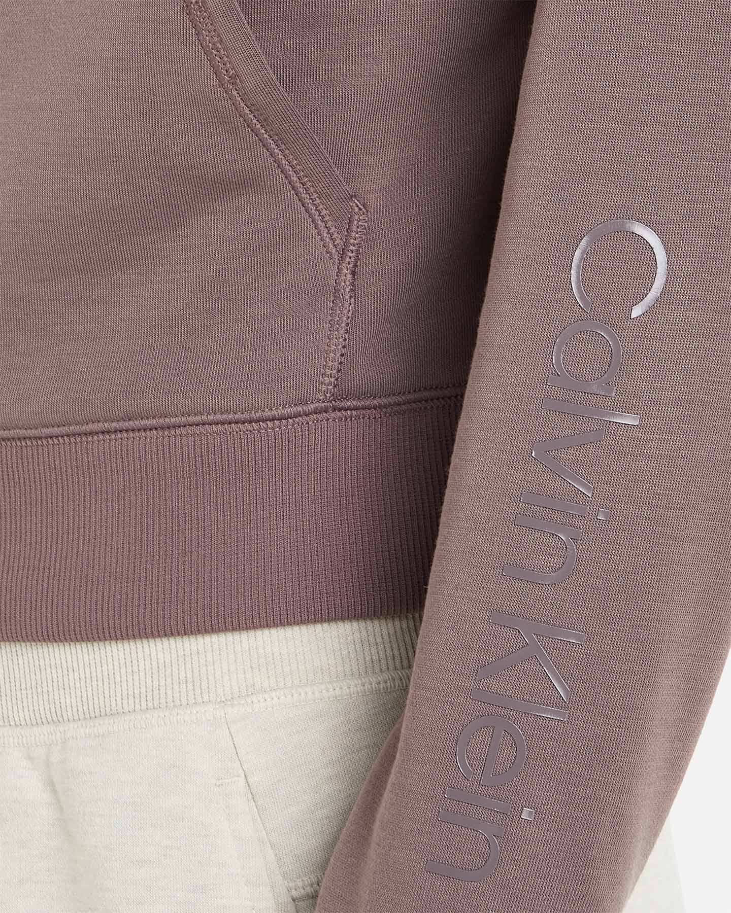 Felpa CALVIN KLEIN SPORT ZIP ESSENTIALS W - Viola - 5 | Cisalfa Sport