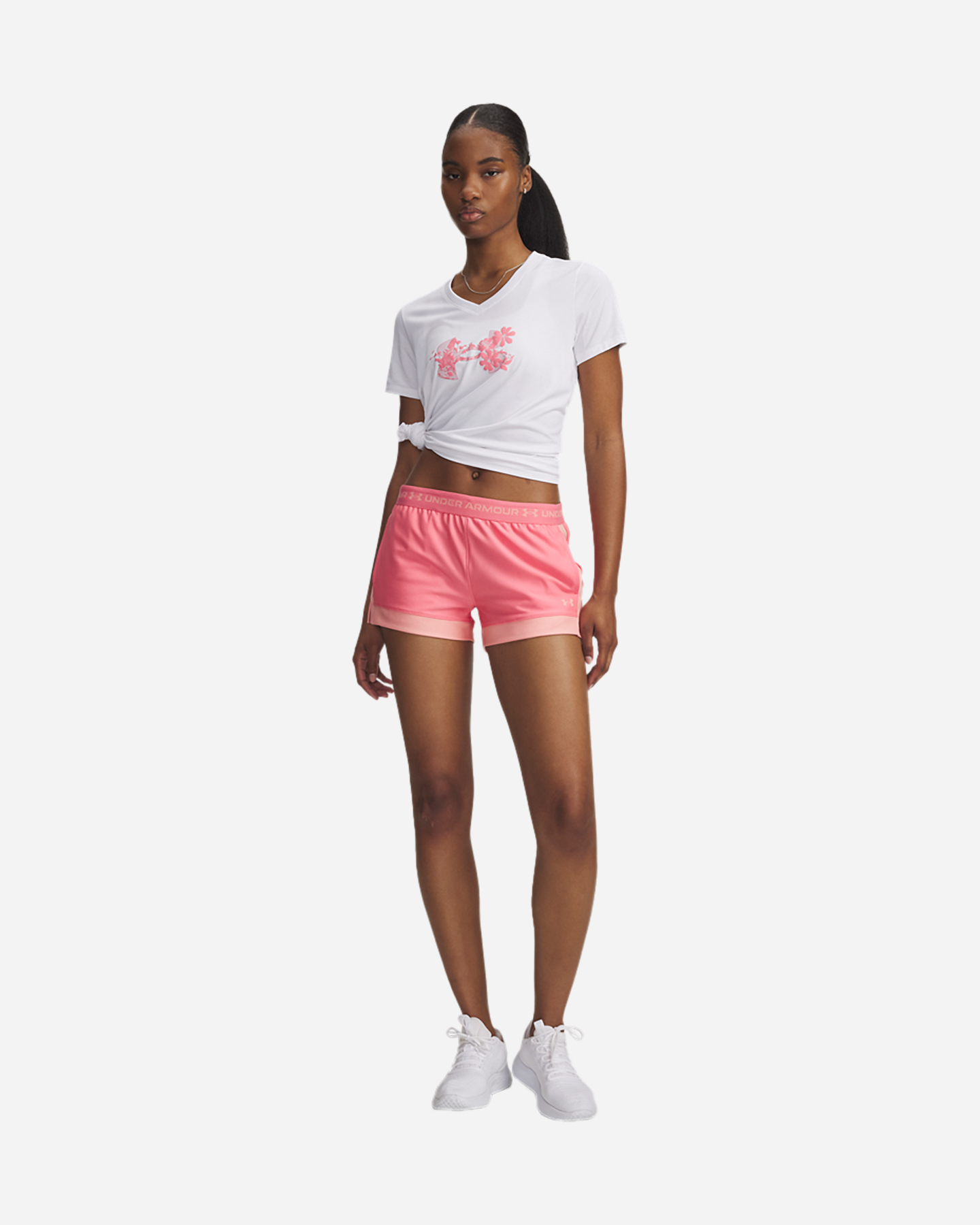 Short training UNDER ARMOUR TECH PLAY UP W - Rosso - 2 | Cisalfa Sport