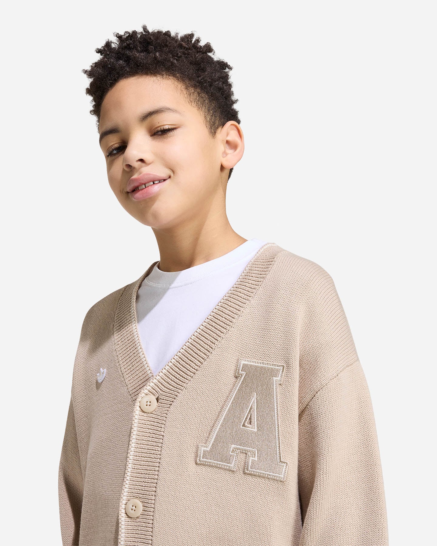 Cardigan ADIDAS CLASSIC JR - Beige - 4 | Cisalfa Sport