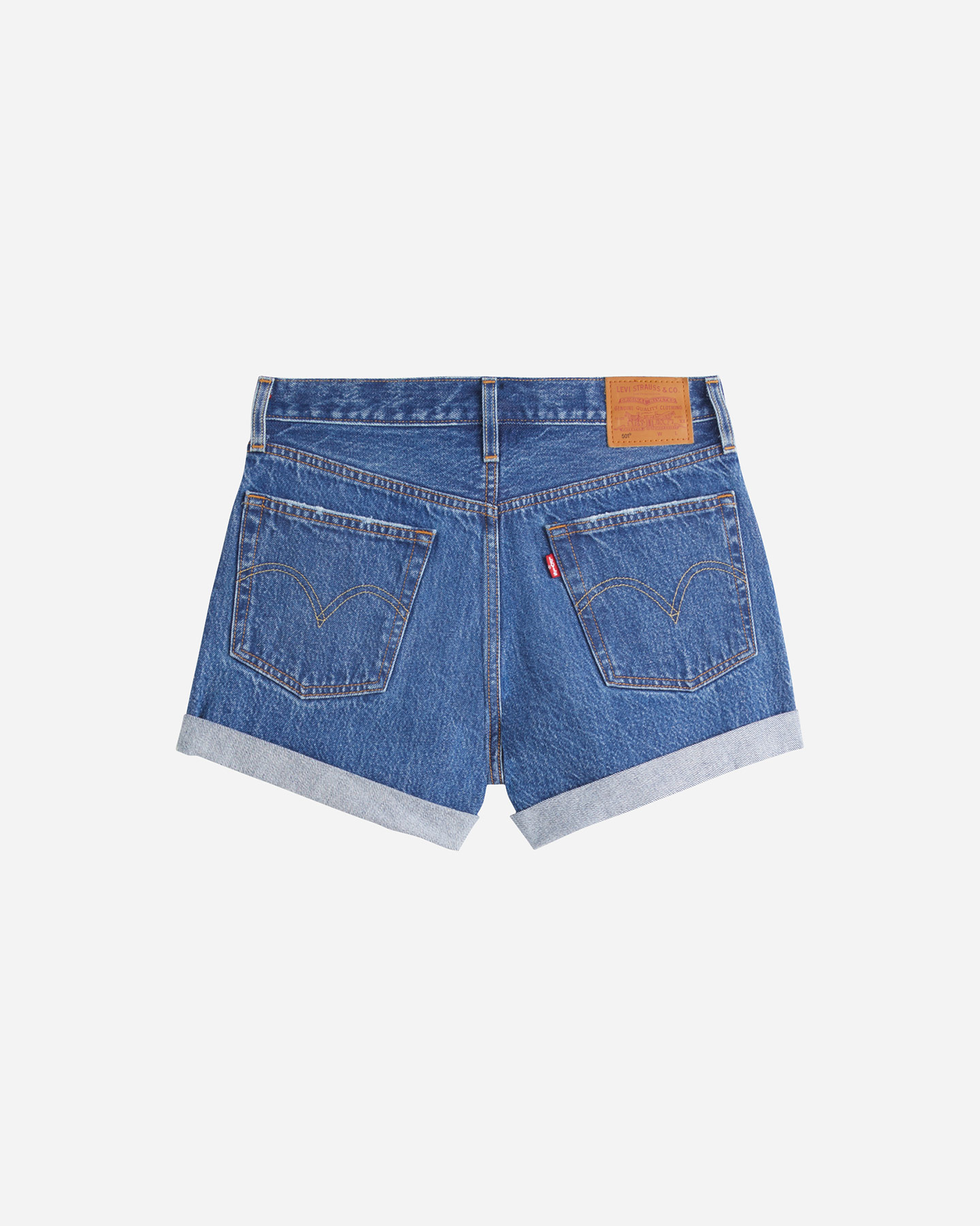 Jeans LEVI'S 501 ROLLED SHORT DENIM W - Denim - 5 | Cisalfa Sport