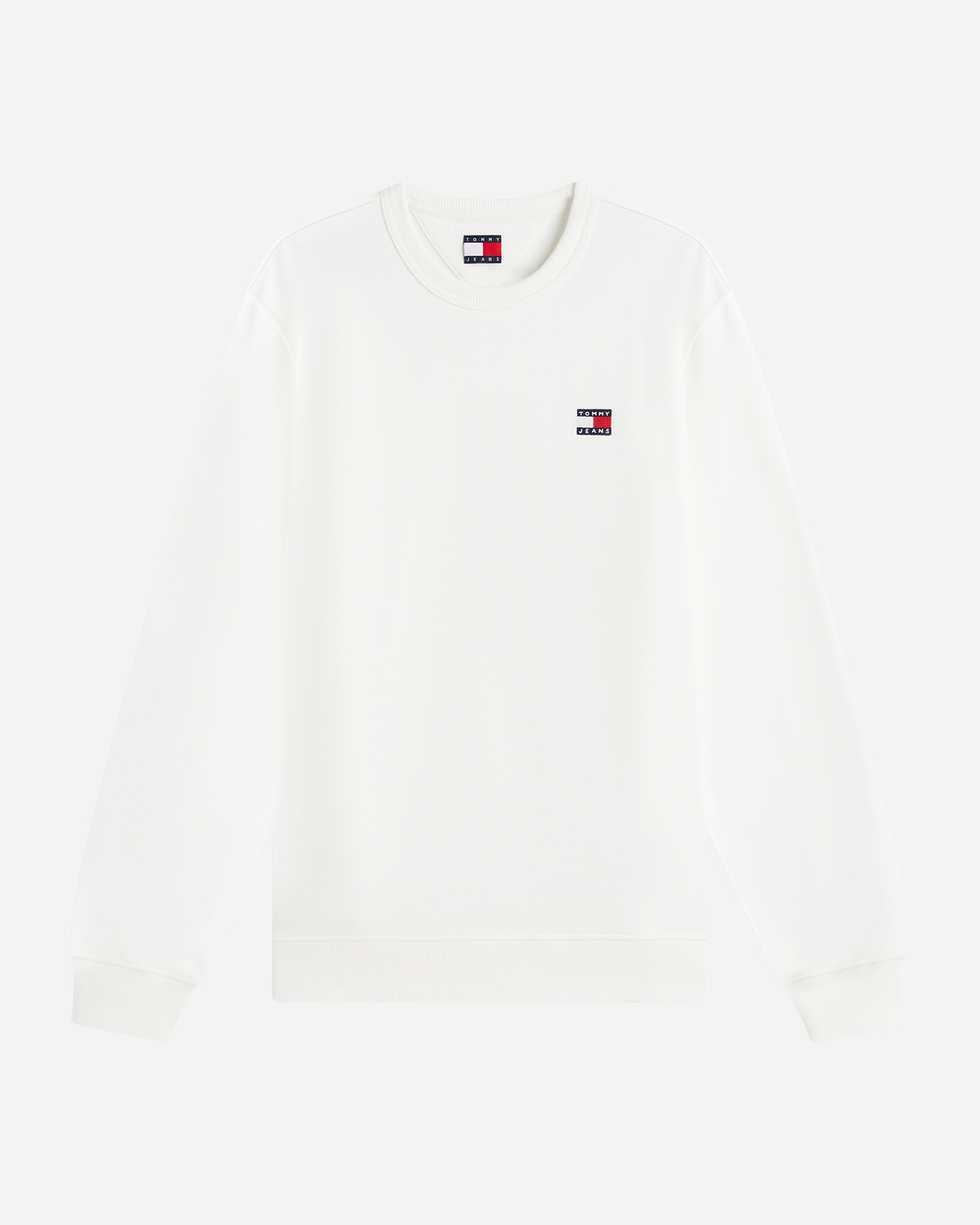 Felpa TOMMY HILFIGER BADGE M - Bianco - 4 | Cisalfa Sport
