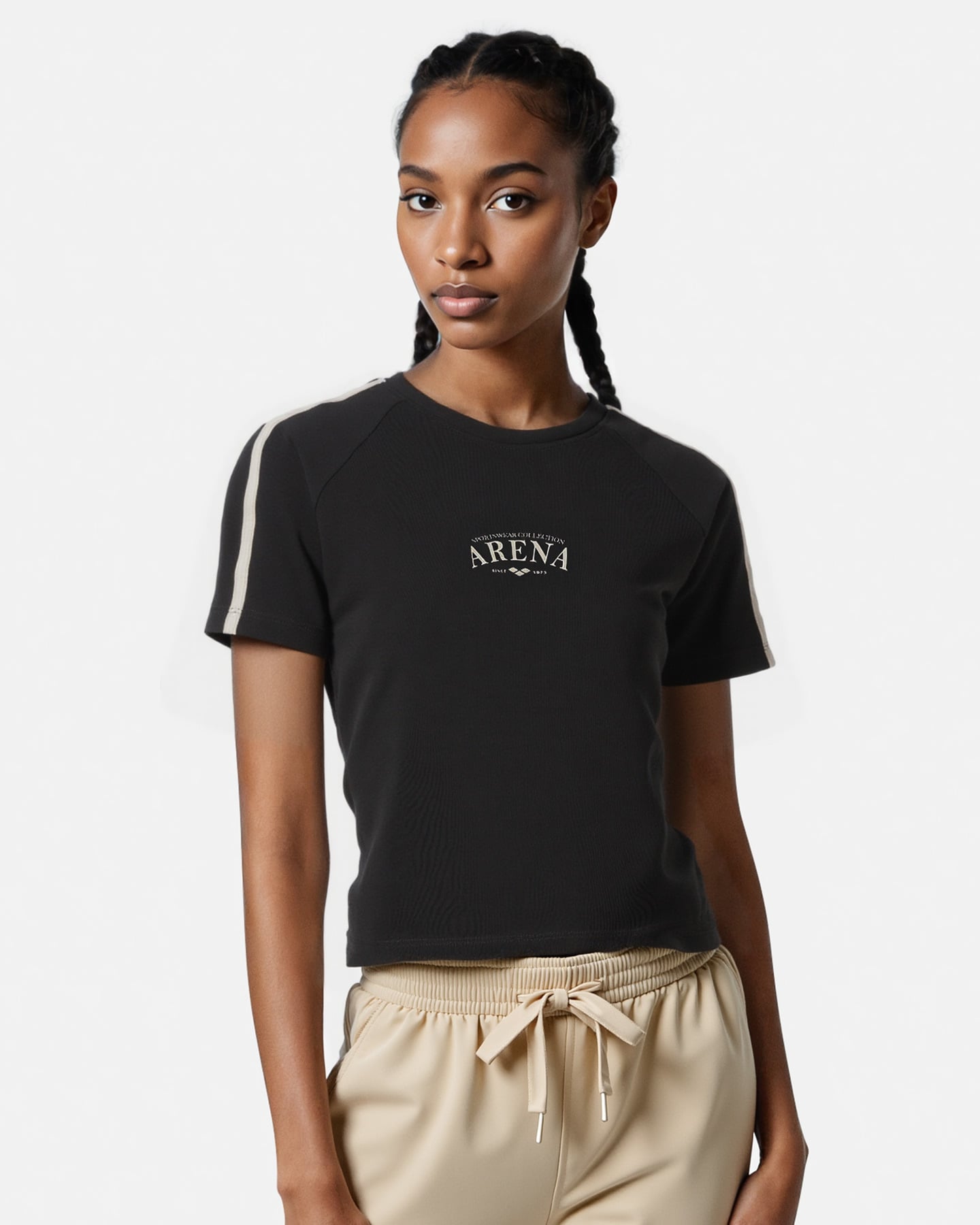 T-shirt ARENA ATHLETIC ESSENTIAL W - Nero - 3 | Cisalfa Sport