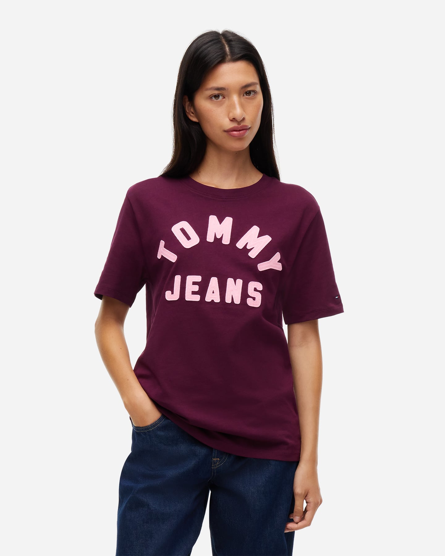 T-shirt TOMMY HILFIGER LOGO ARCHIVE W - Rosso - 1 | Cisalfa Sport