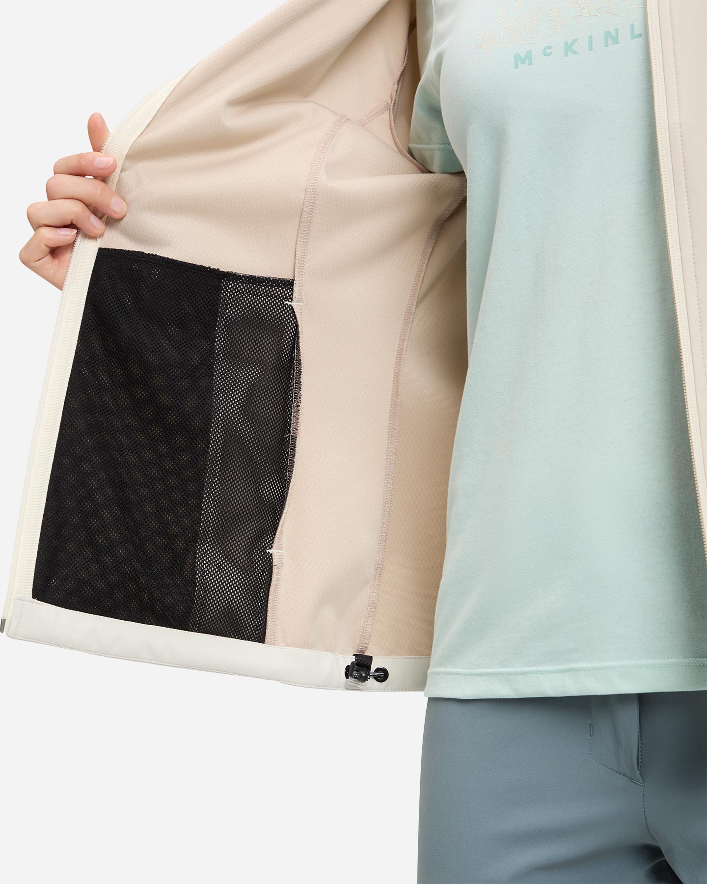 Giacca outdoor MCKINLEY SARY II W - Beige - 5 | Cisalfa Sport