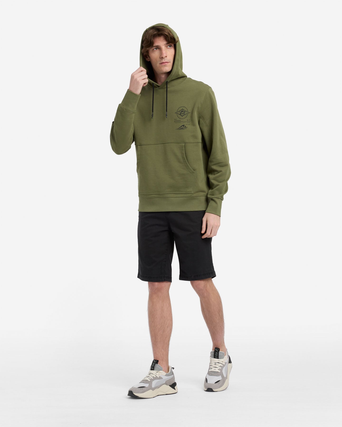 Felpa BEAR BEACH BREAK M - Verde - 4 | Cisalfa Sport