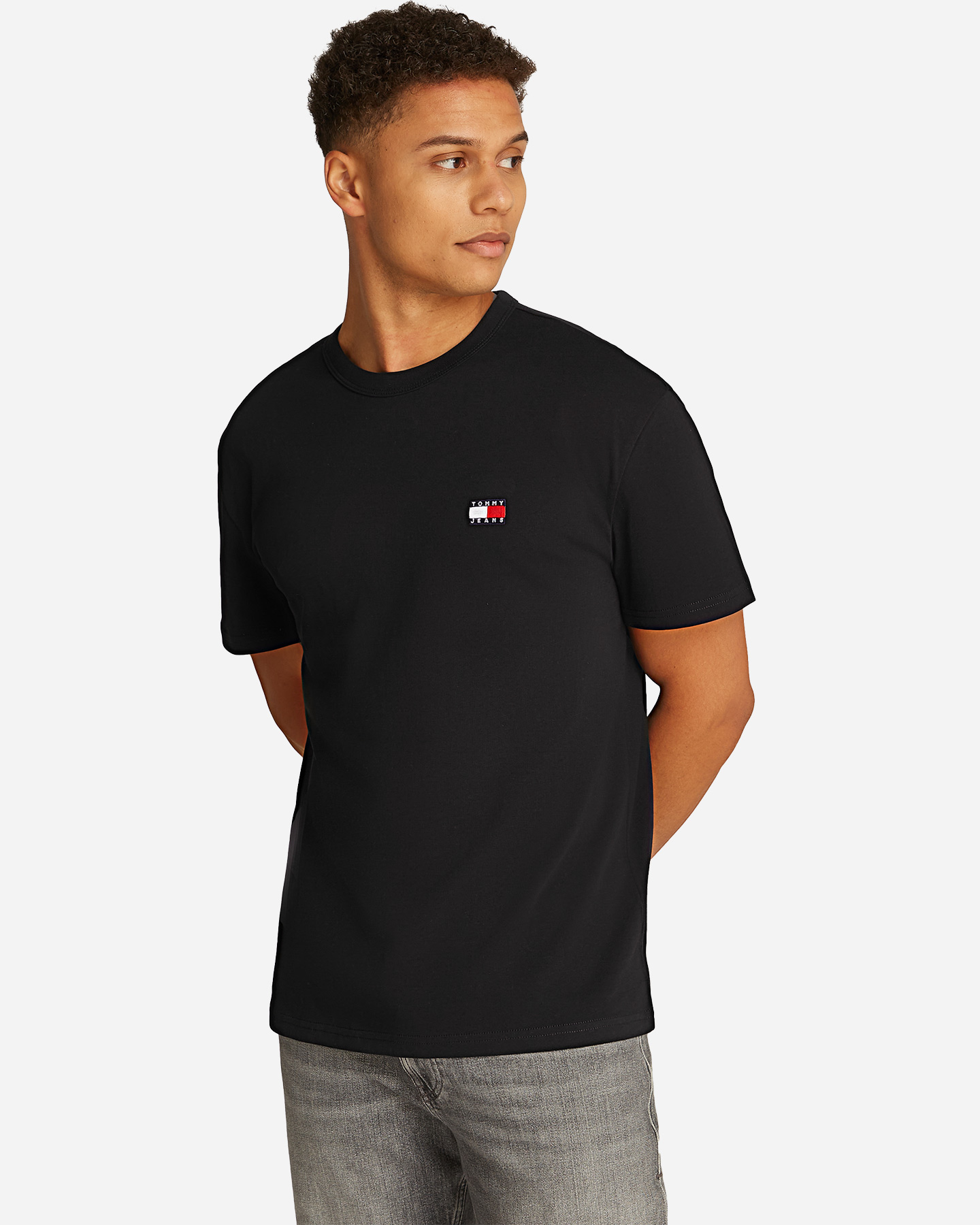 T-shirt TOMMY HILFIGER BADGE LOGO M - Nero - 2 | Cisalfa Sport