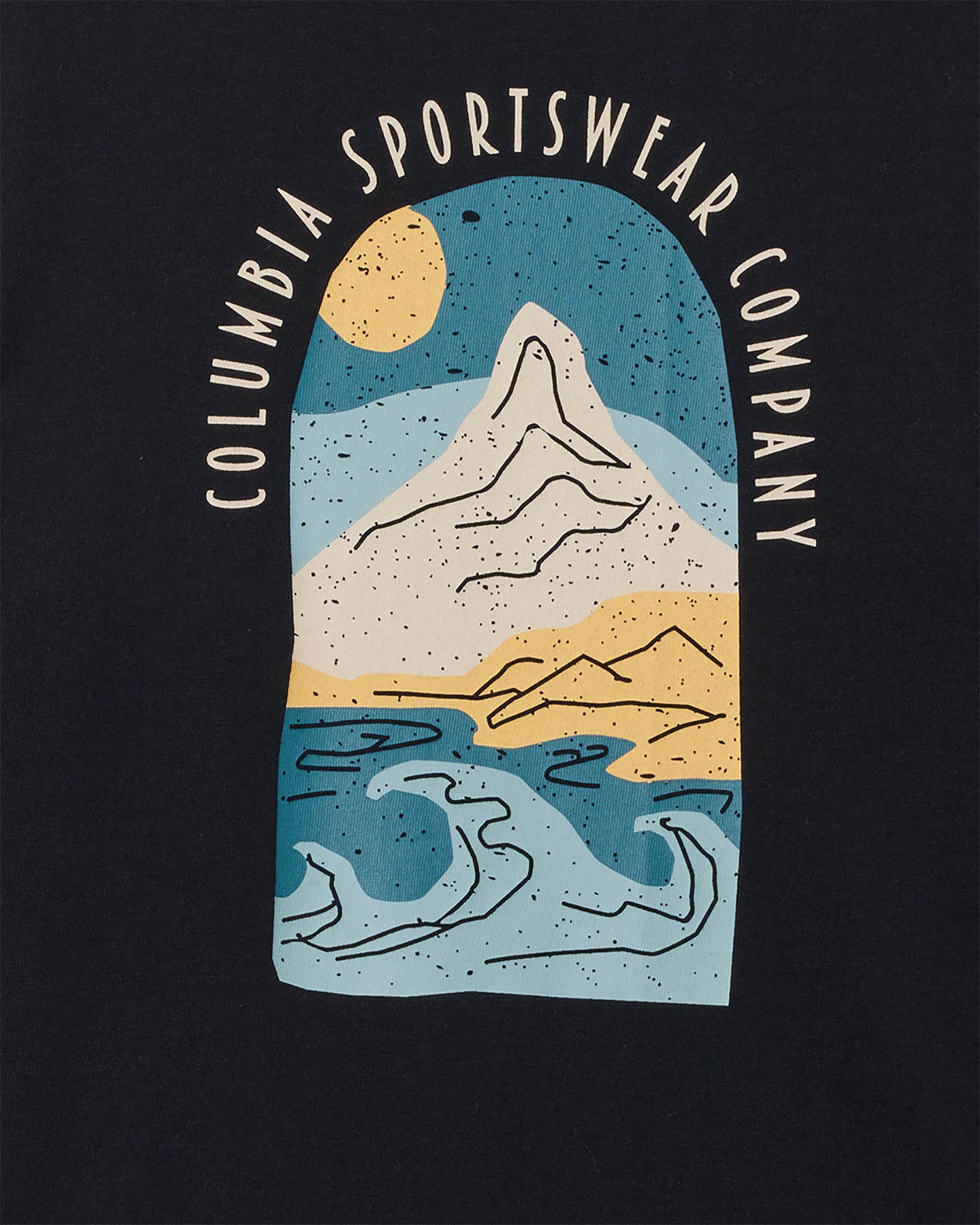 T-shirt COLUMBIA VALLEY CREEK II GRAPHIC JR - Nero - 2 | Cisalfa Sport