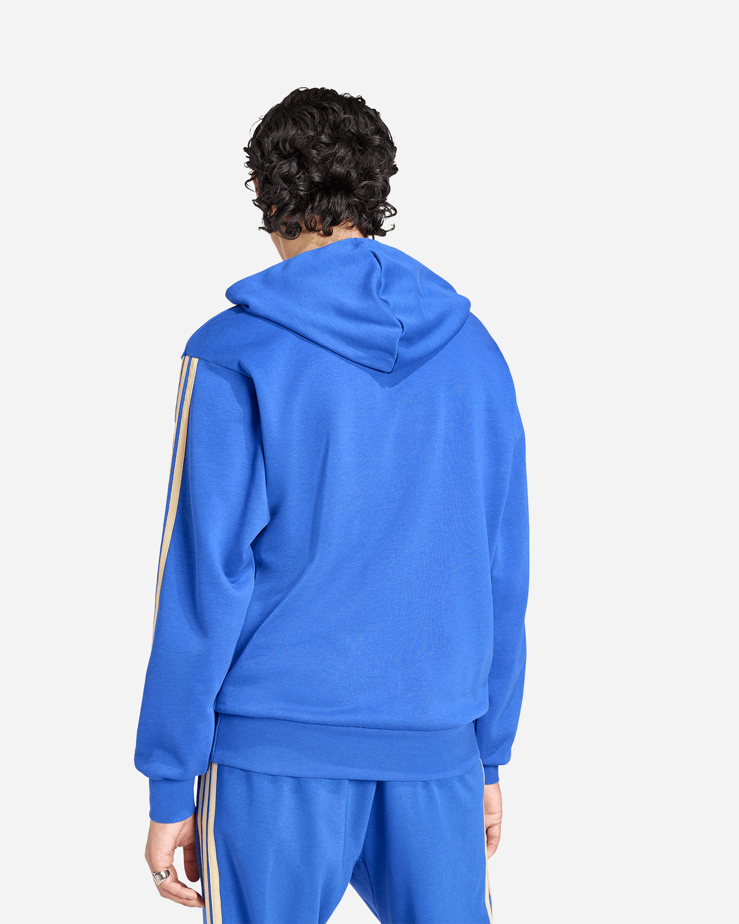 Abbigliamento calcio ufficiale ADIDAS ITALIA FIGC DNA M - Blu - 2 | Cisalfa Sport