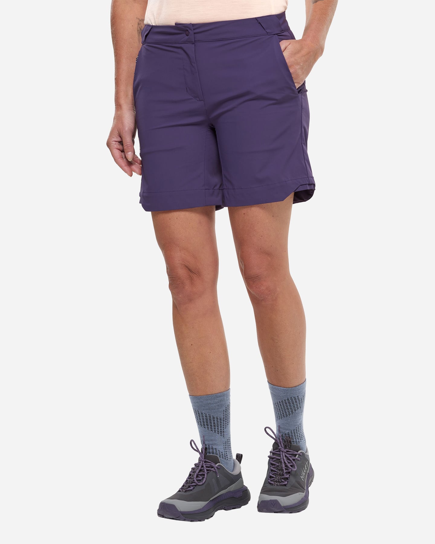 Pantaloncini MILLET UBIC STRETCH W - Viola - 1 | Cisalfa Sport