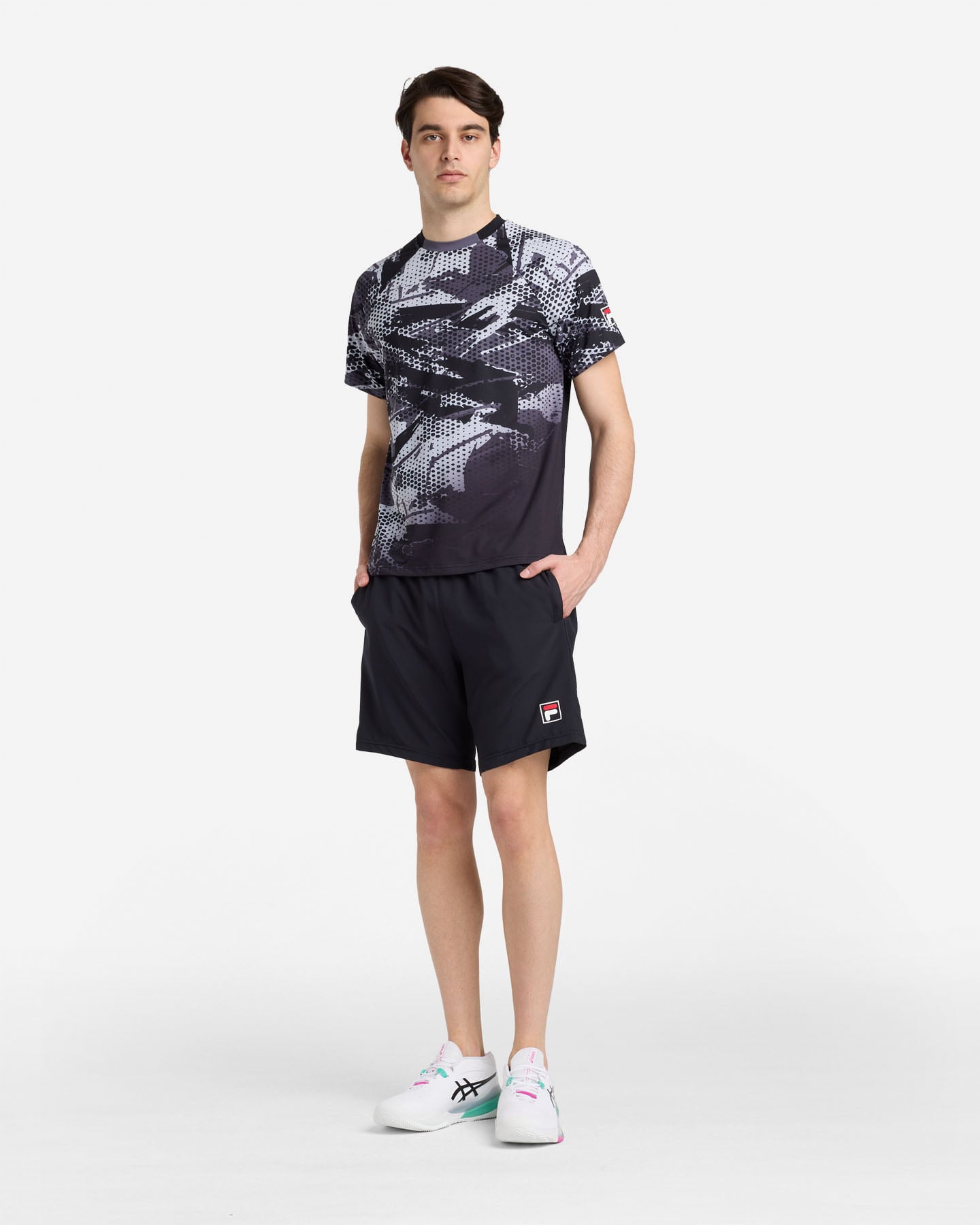 T-shirt tennis FILA PADEL MATCH M - Nero - 4 | Cisalfa Sport