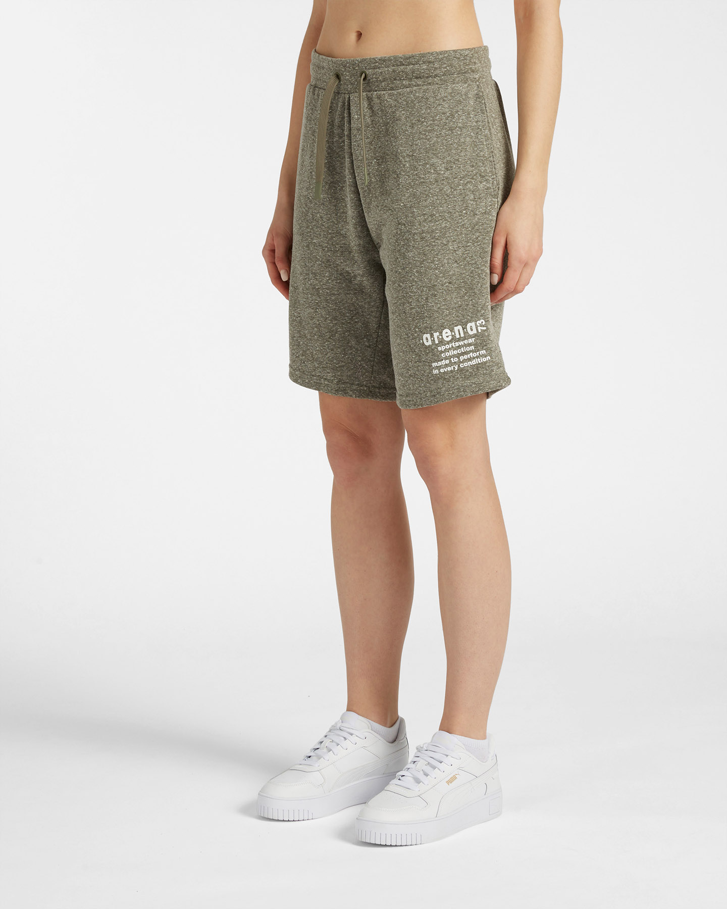 Pantaloncini ARENA ATHLETICS W - Verde - 2 | Cisalfa Sport