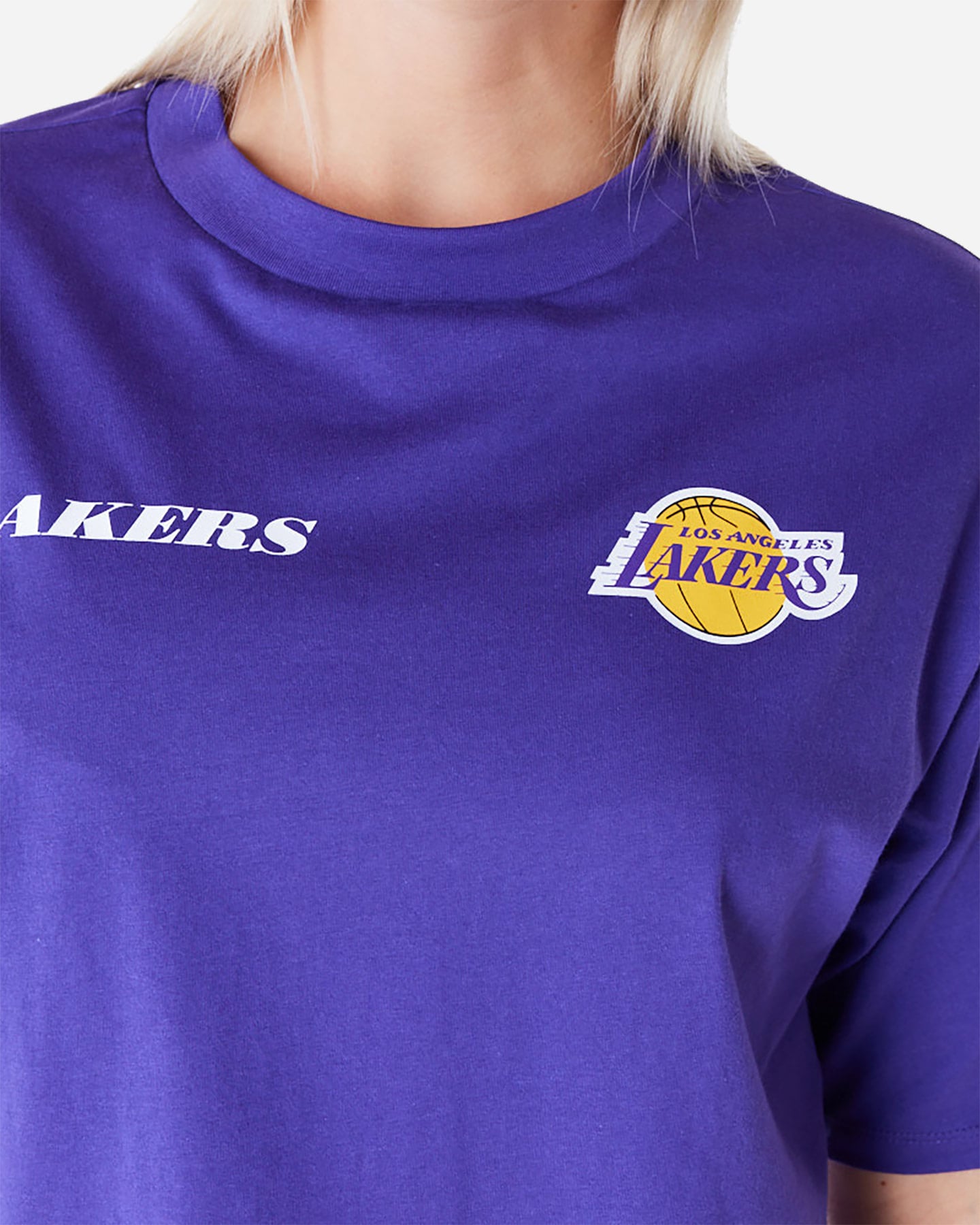 T-shirt NEW ERA CROP LAKERS W - Viola - 5 | Cisalfa Sport
