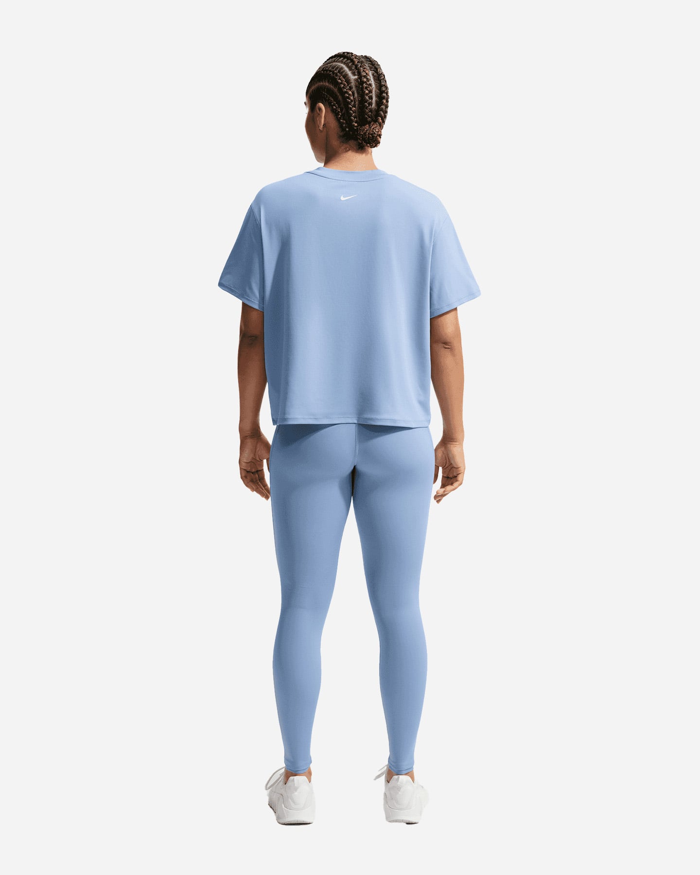 T-shirt training NIKE DRI FIT PRO BIG LOGO W - Azzurro - 2 | Cisalfa Sport