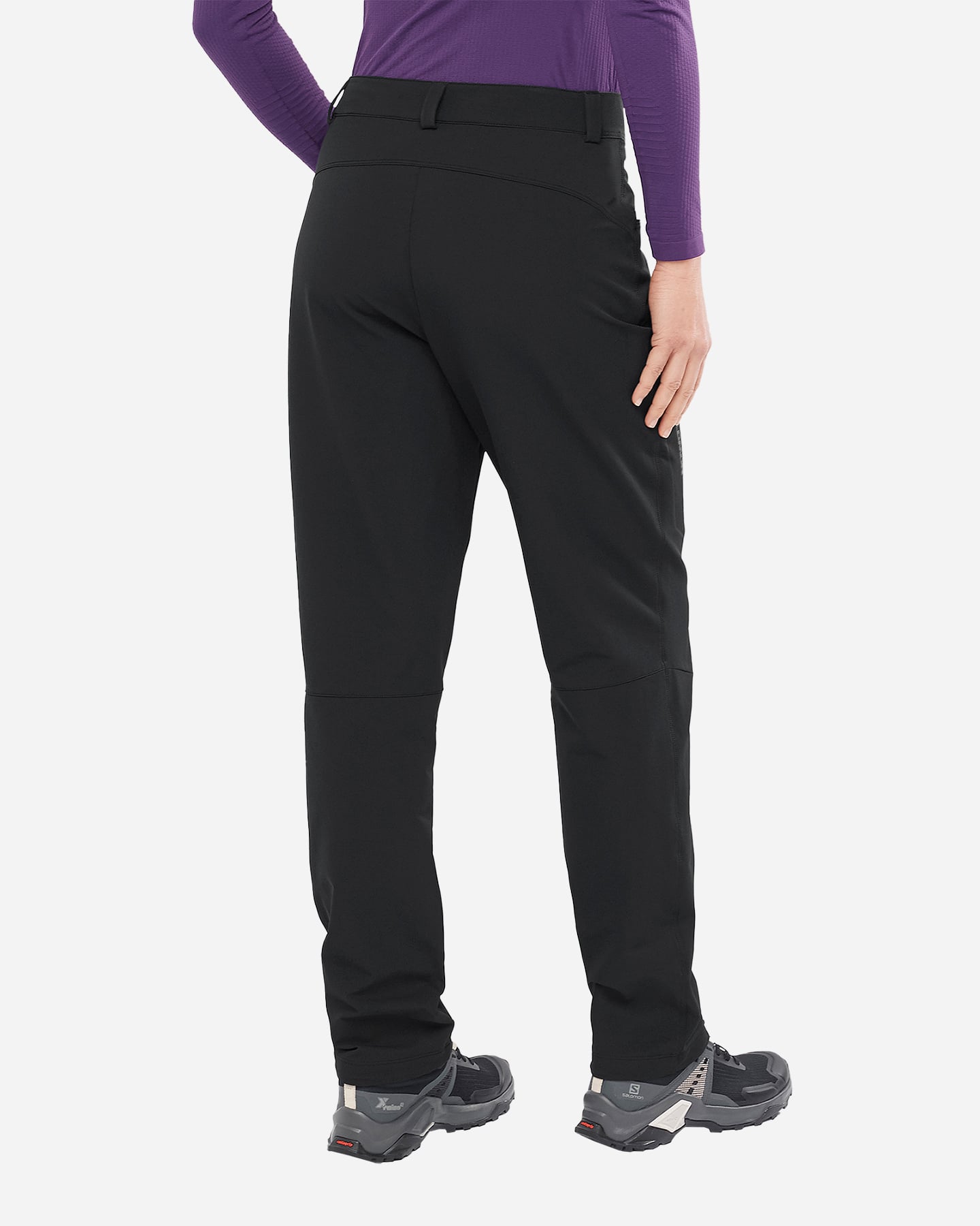 Pantalone outdoor SALOMON WAYFARER WARM W - Nero - 3 | Cisalfa Sport