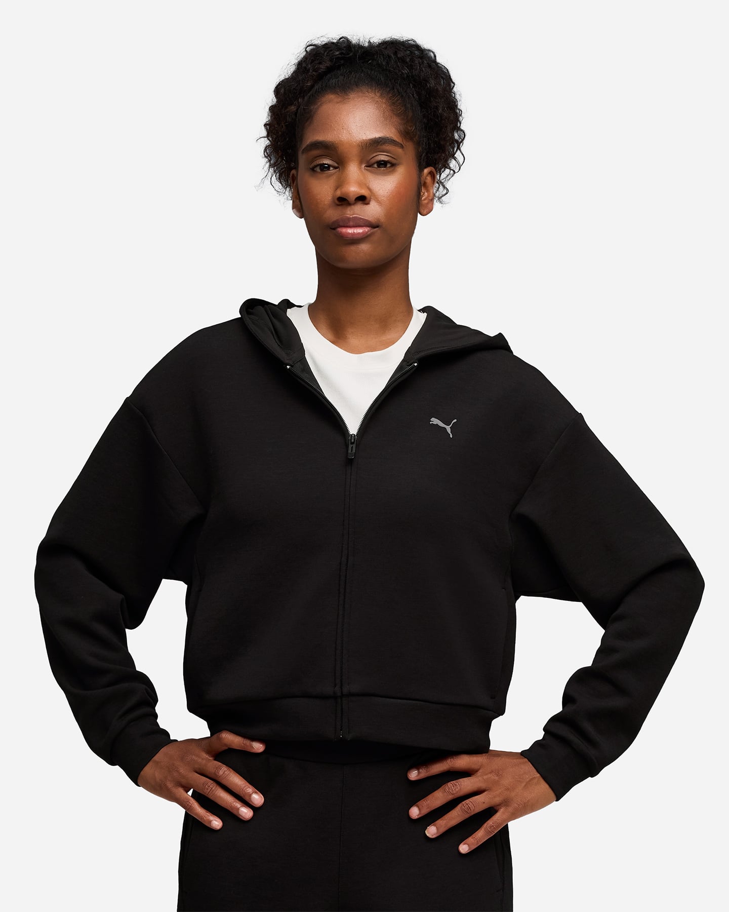 Felpa training PUMA CLOUDSPUN W - Nero - 3 | Cisalfa Sport