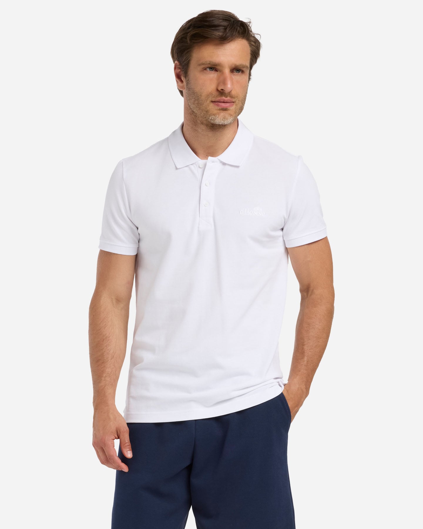 Polo ELLESSE SMALL LOGO M - Bianco - 1 | Cisalfa Sport
