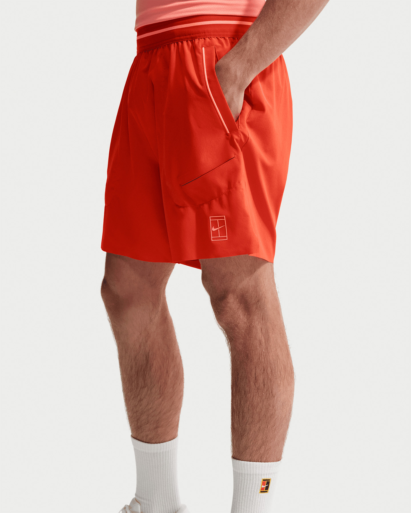 Pantaloncini tennis NIKE CARLOS M - Rosso - 3 | Cisalfa Sport