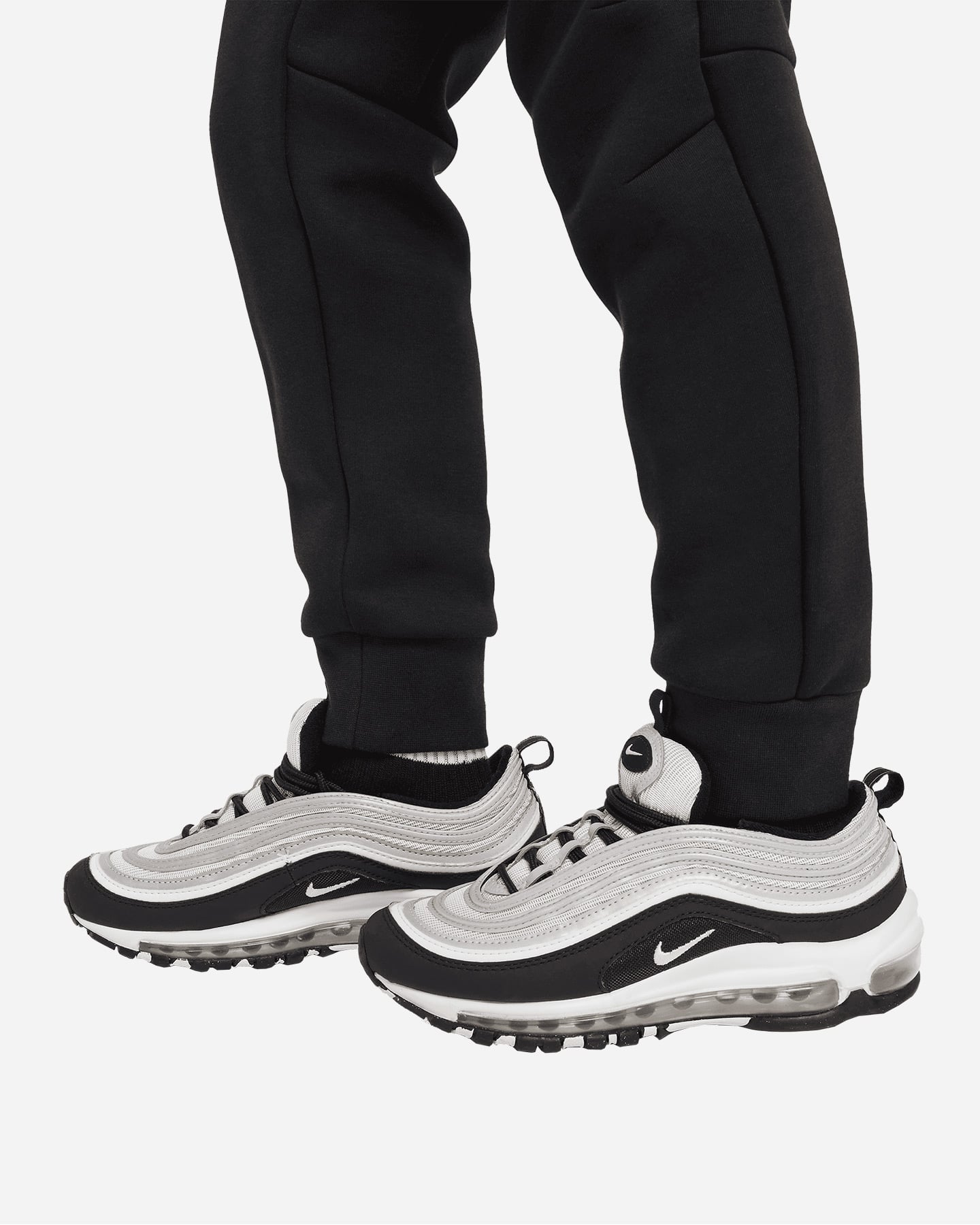 Pantalone NIKE TECH FLEECE 2 JR - Nero - 3 | Cisalfa Sport
