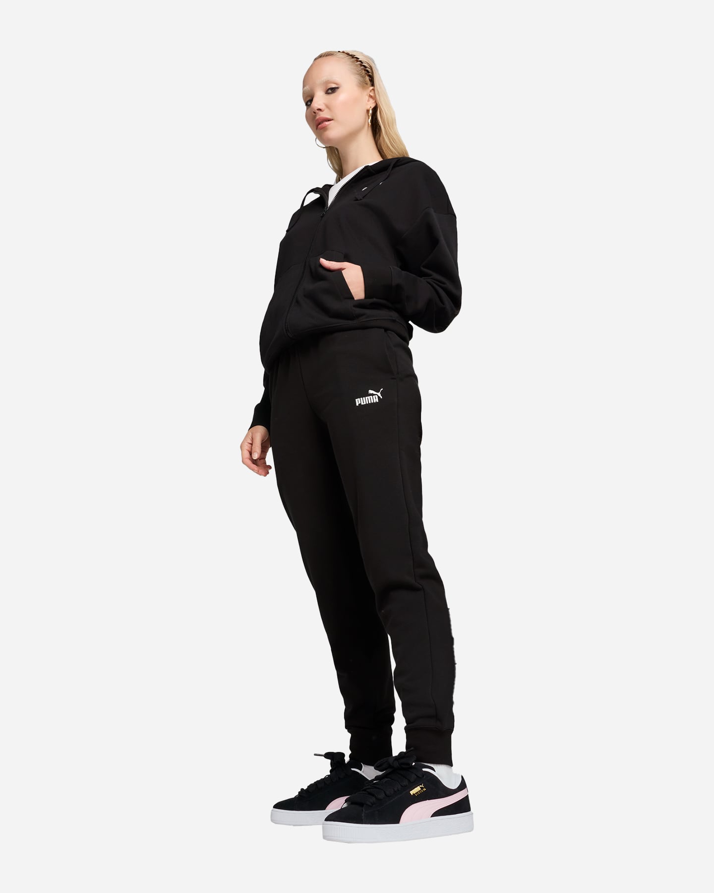 Pantalone PUMA ESSENTIAL W - Nero - 3 | Cisalfa Sport