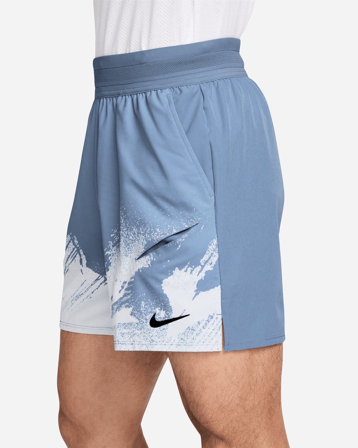 Pantaloncini tennis NIKE YANNIK M - Blu - 4 | Cisalfa Sport