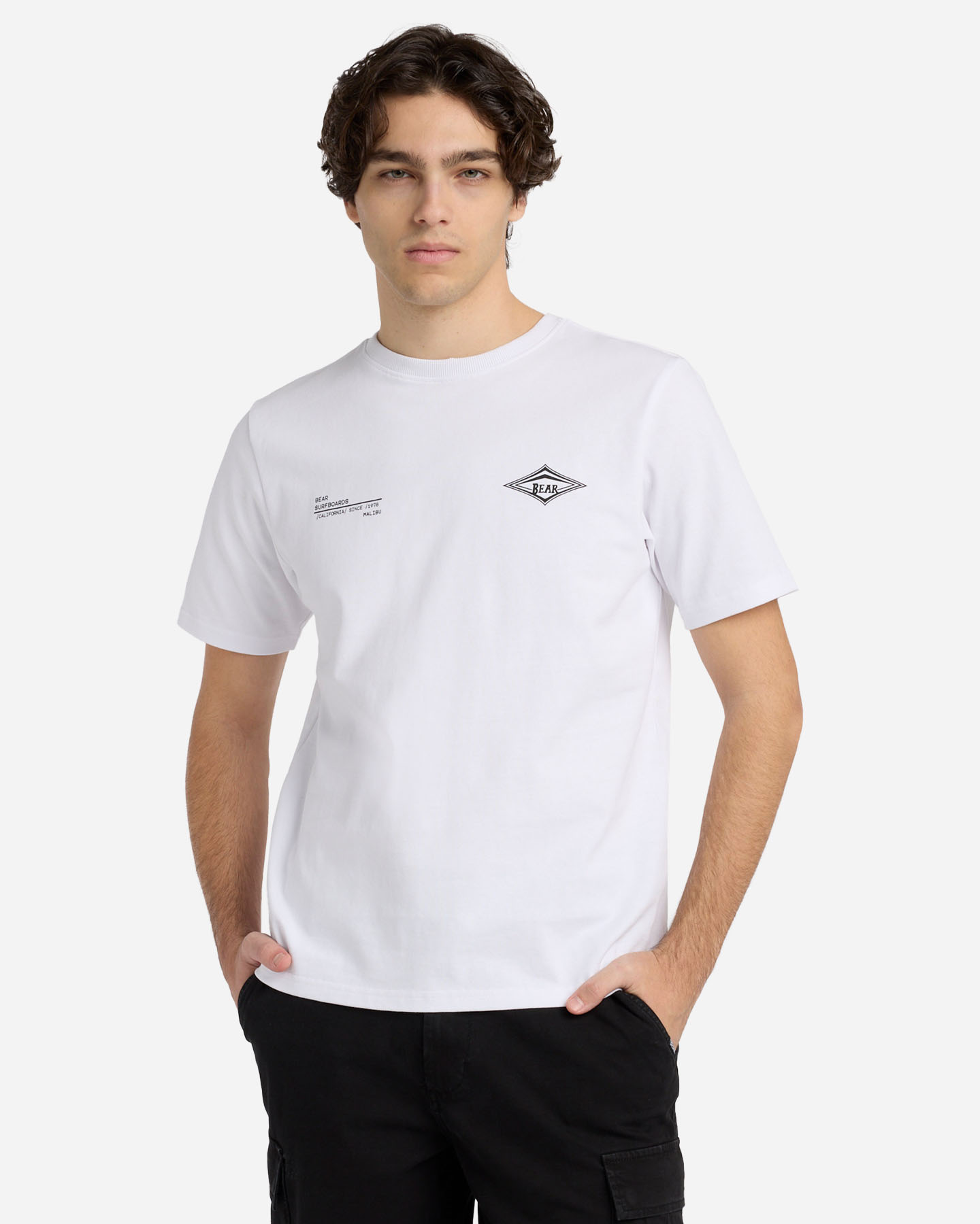 T-shirt BEAR WAVES AFTER WAVES M - Bianco - 1 | Cisalfa Sport
