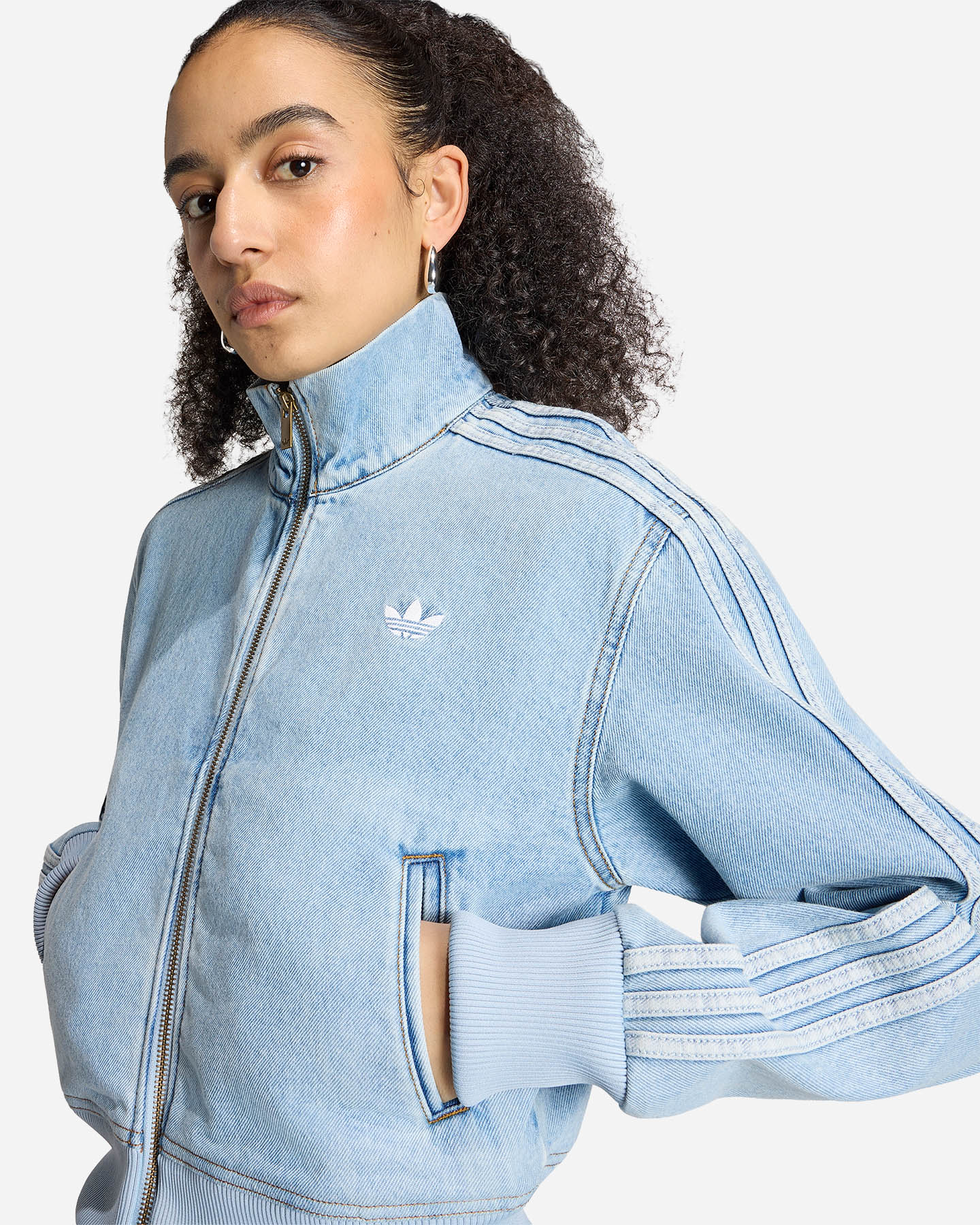 Felpa ADIDAS FIREBIRD W - Azzurro - 4 | Cisalfa Sport