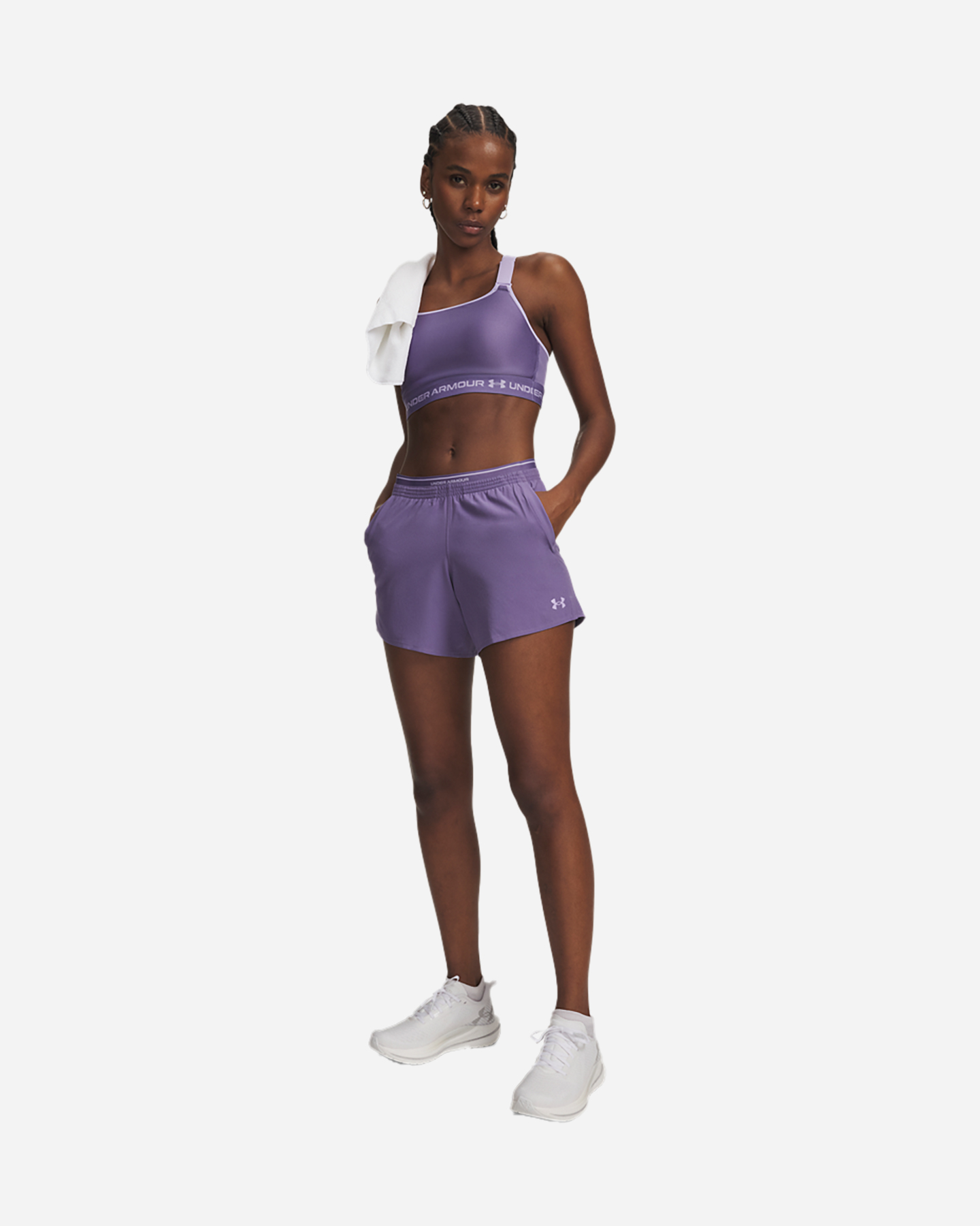 Short training UNDER ARMOUR VANISH W - Viola - 2 | Cisalfa Sport