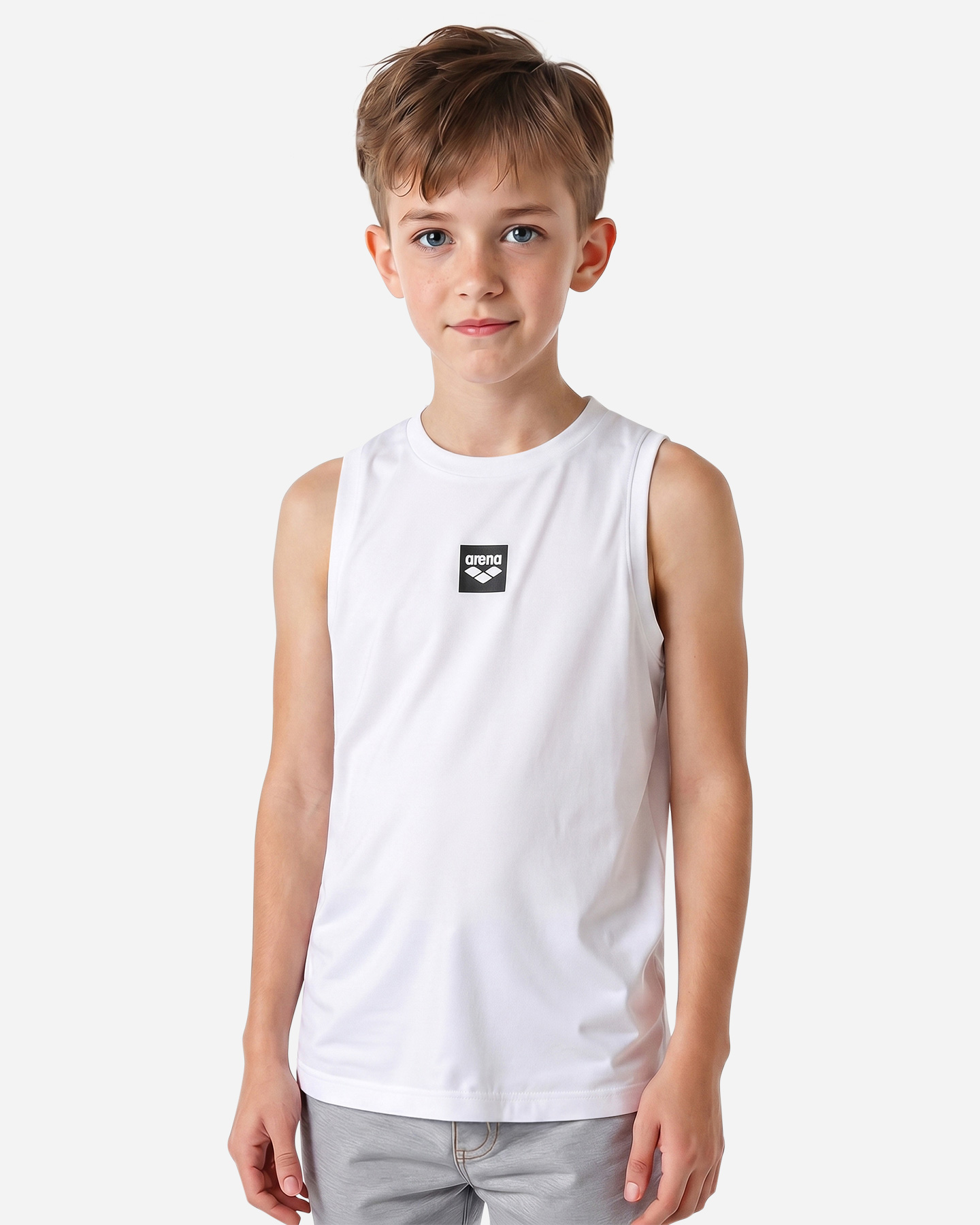 Canotta ARENA ATHLETIC PROGRESS JR - Bianco - 2 | Cisalfa Sport