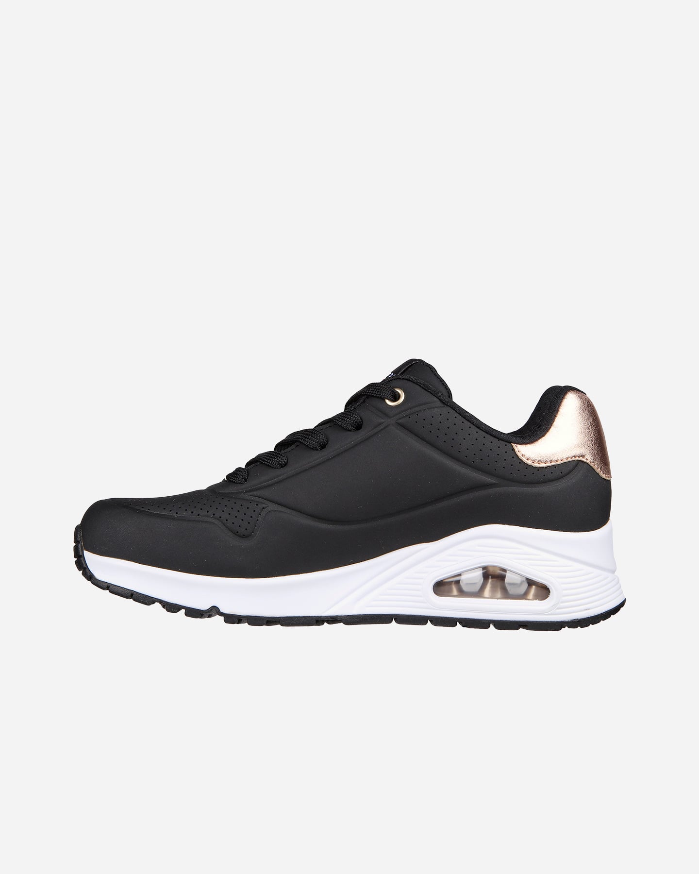 Scarpe sneakers SKECHERS UNO GOLDEN AIR W - Nero - 4 | Cisalfa Sport