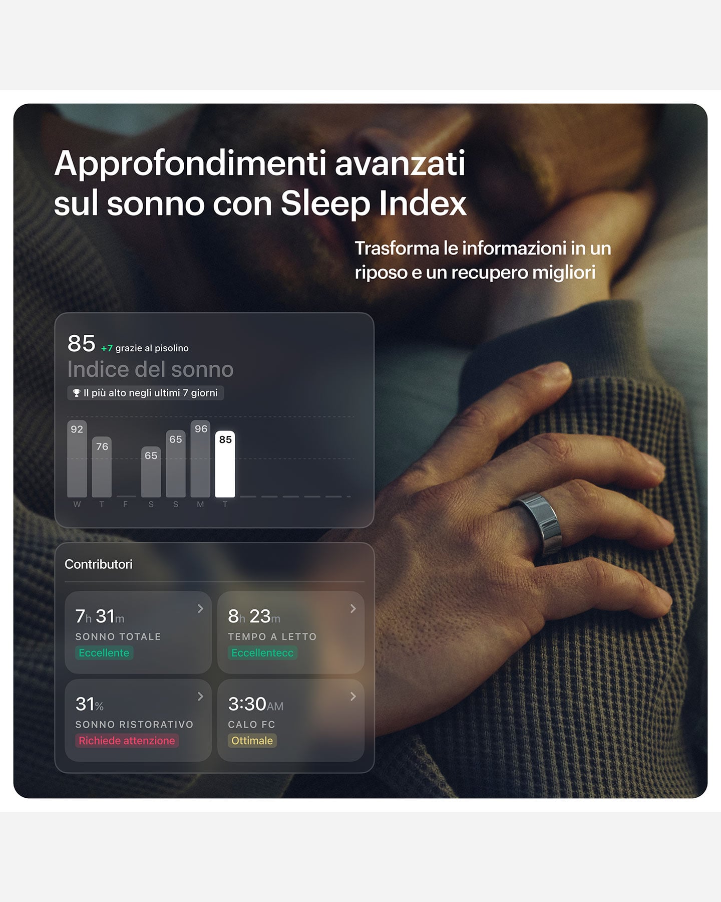 Fitness tracker ULTRAHUMAN AIR  - Argento - 3 | Cisalfa Sport