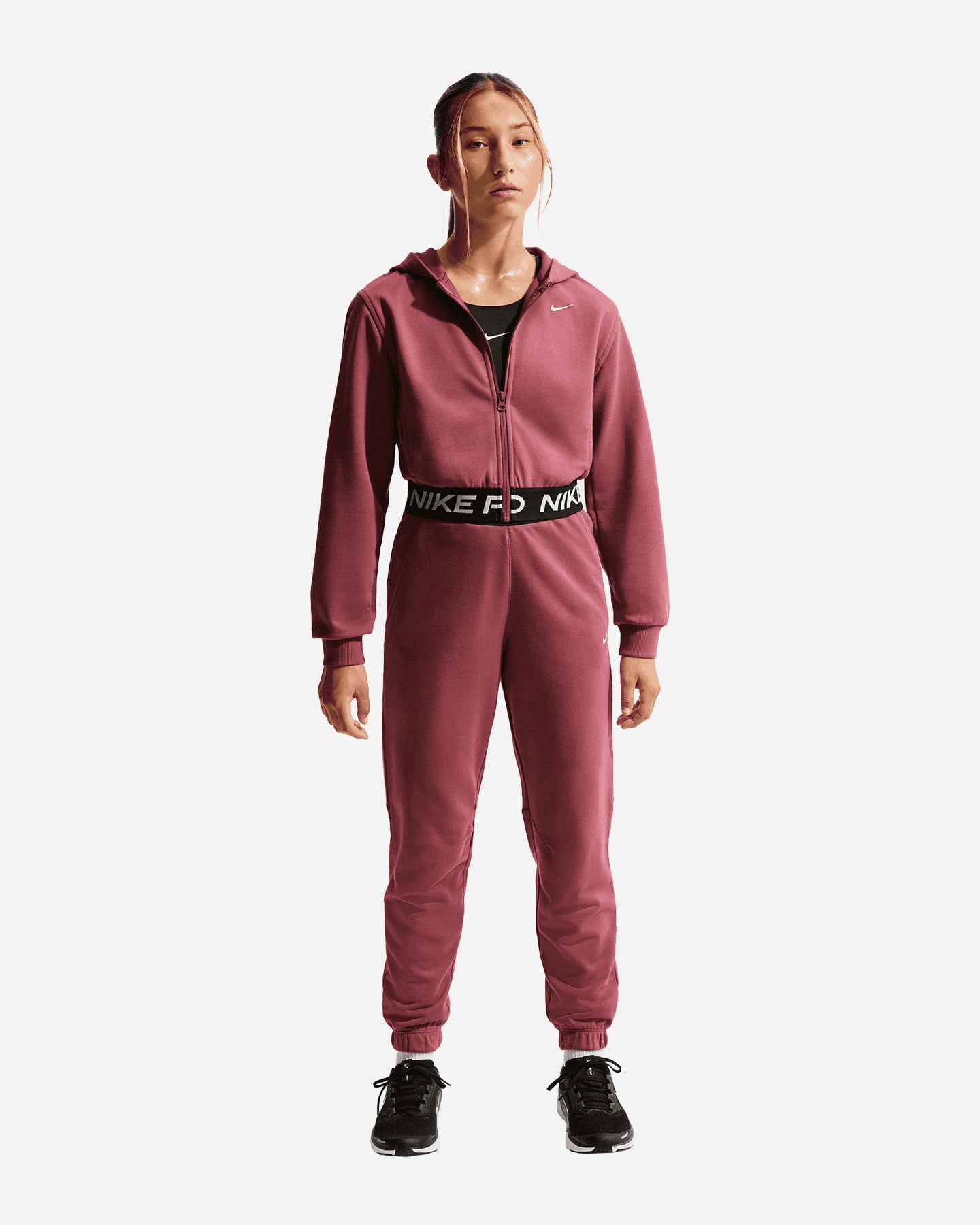 Felpa NIKE TAPE PRO RISE JR - Rosa - 1 | Cisalfa Sport