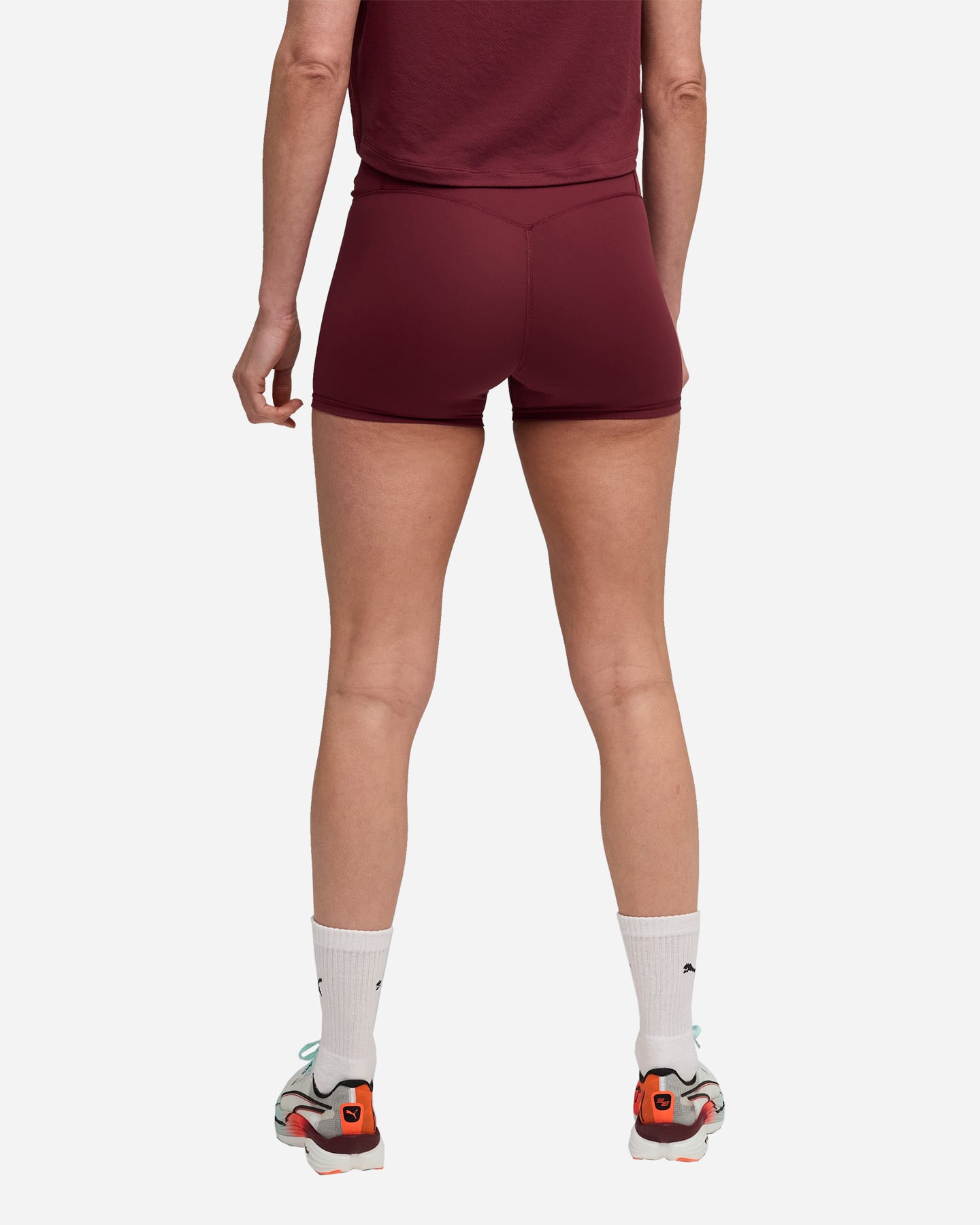 Short training PUMA HYROX SHAPELUXE W - Rosso - 3 | Cisalfa Sport