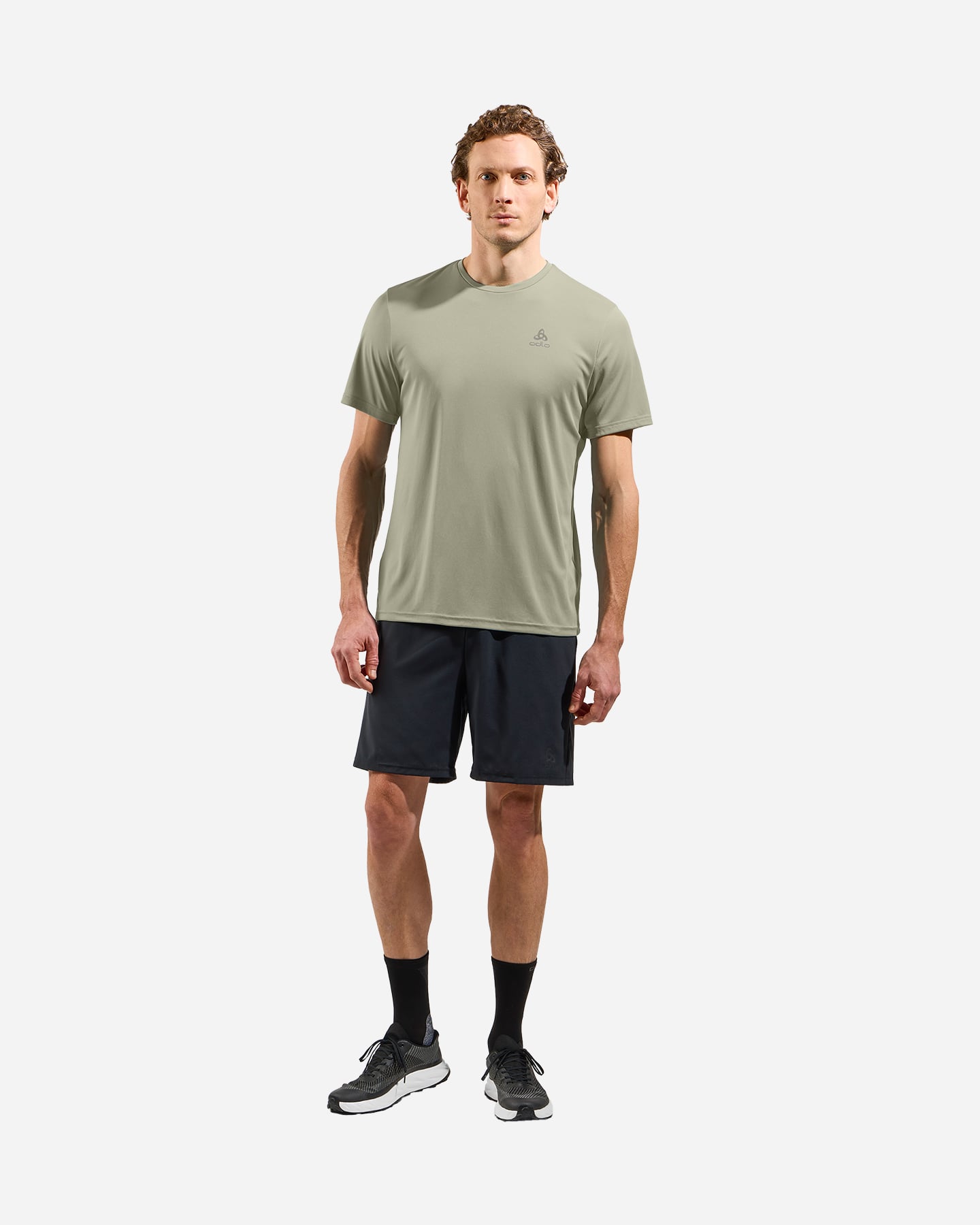 T-shirt ODLO ESSENTIAL FLYER M - Grigio - 4 | Cisalfa Sport