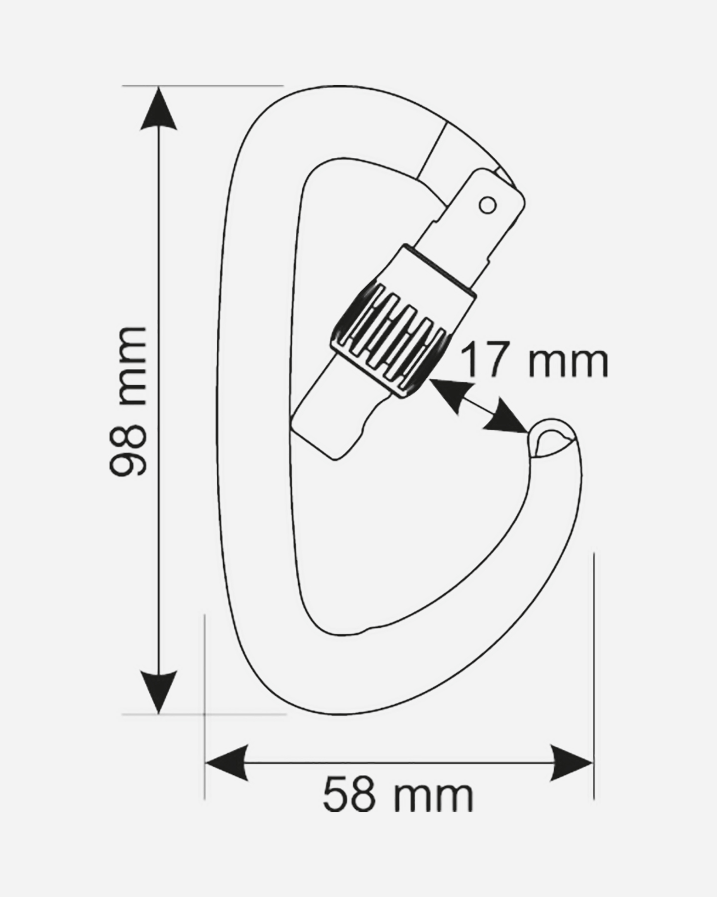 Moschettone CAMP ORBIT LOCK  - Arancione - 4 | Cisalfa Sport