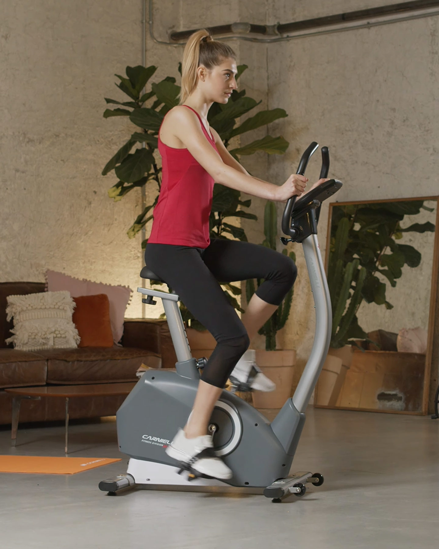 Cyclette CARNIELLI X-15 - Grigio - 2 | Cisalfa Sport