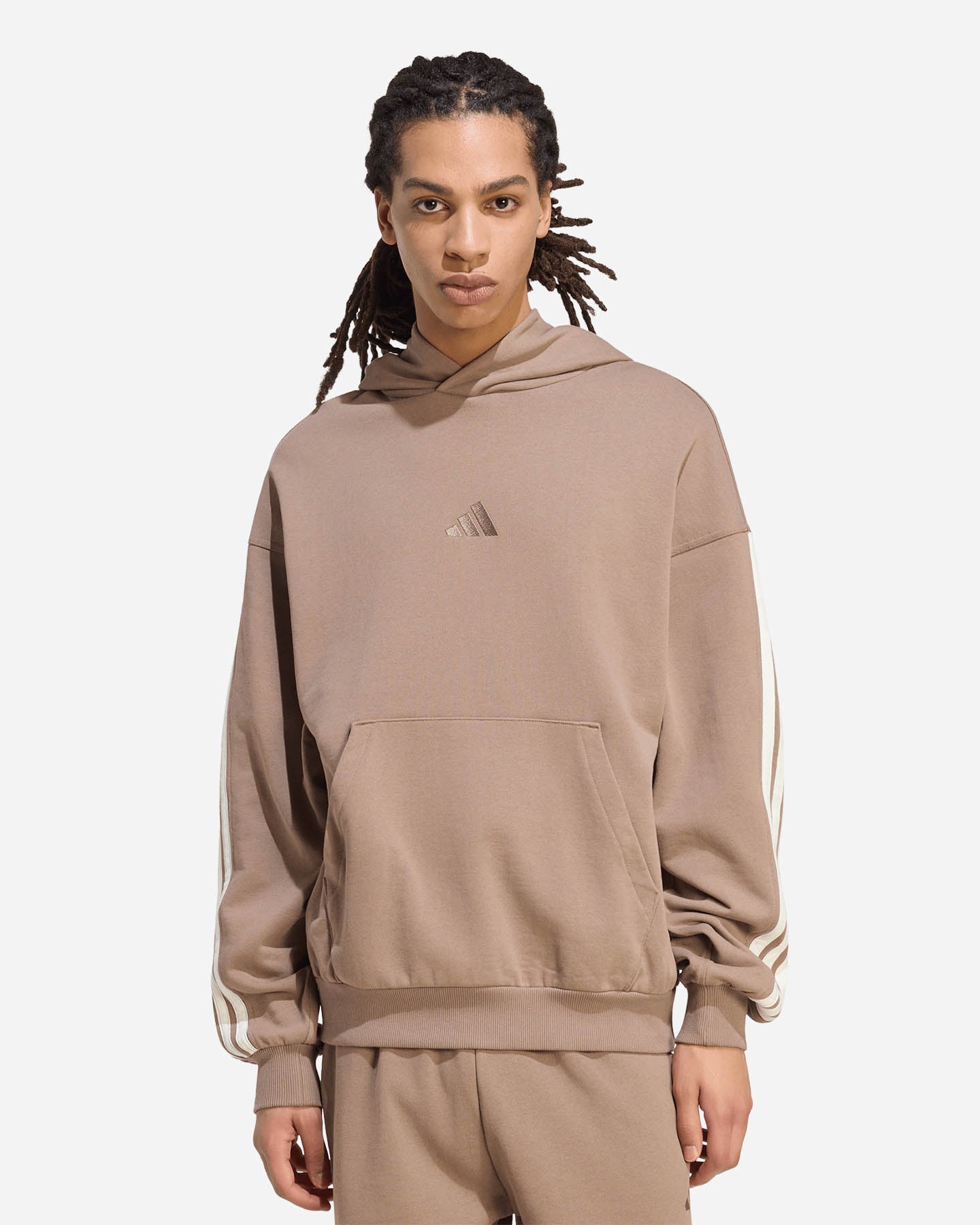 Felpa ADIDAS KIT 3STRIPES M - Beige - 1 | Cisalfa Sport