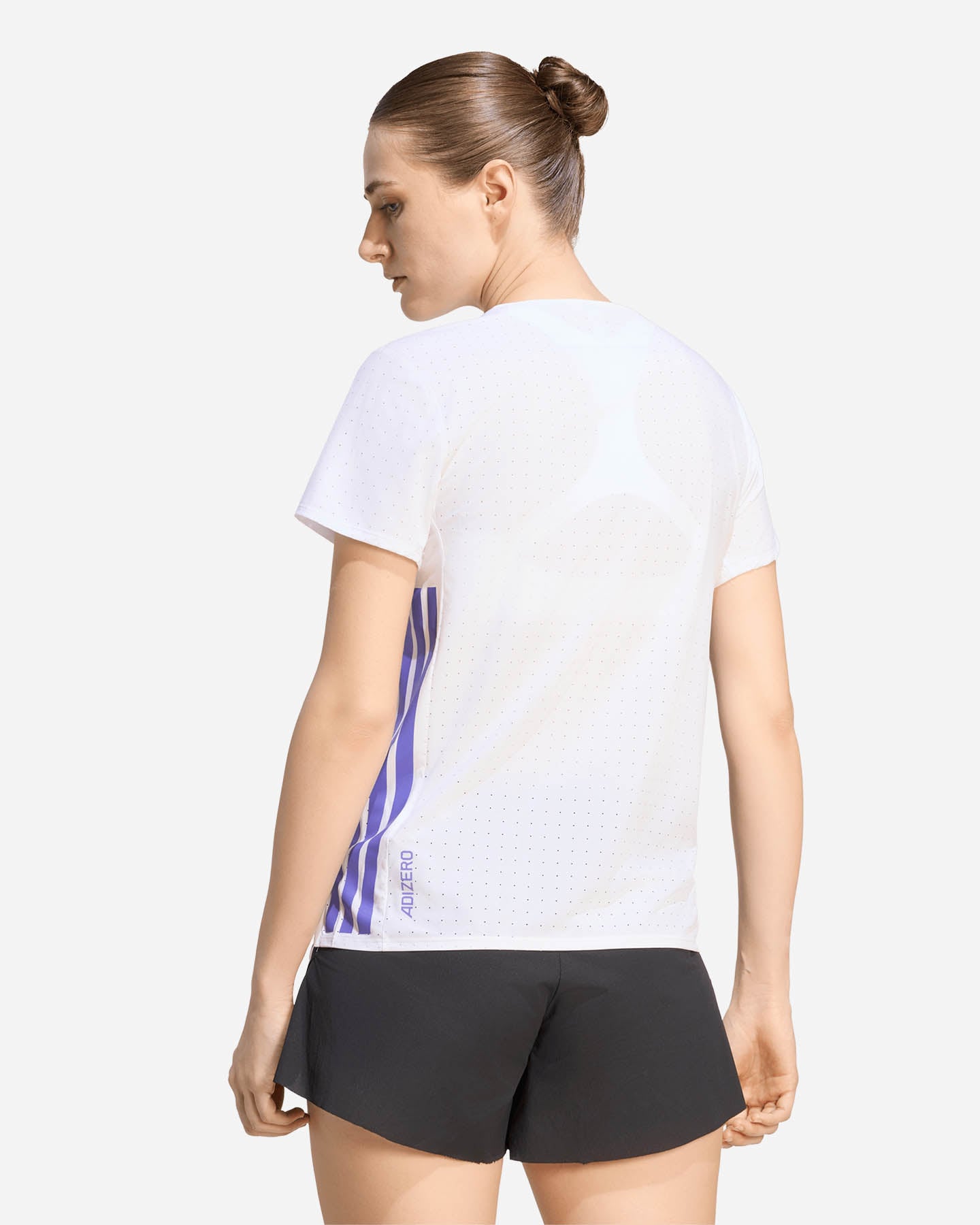 T-shirt running ADIDAS ADIZERO W - Bianco - 3 | Cisalfa Sport
